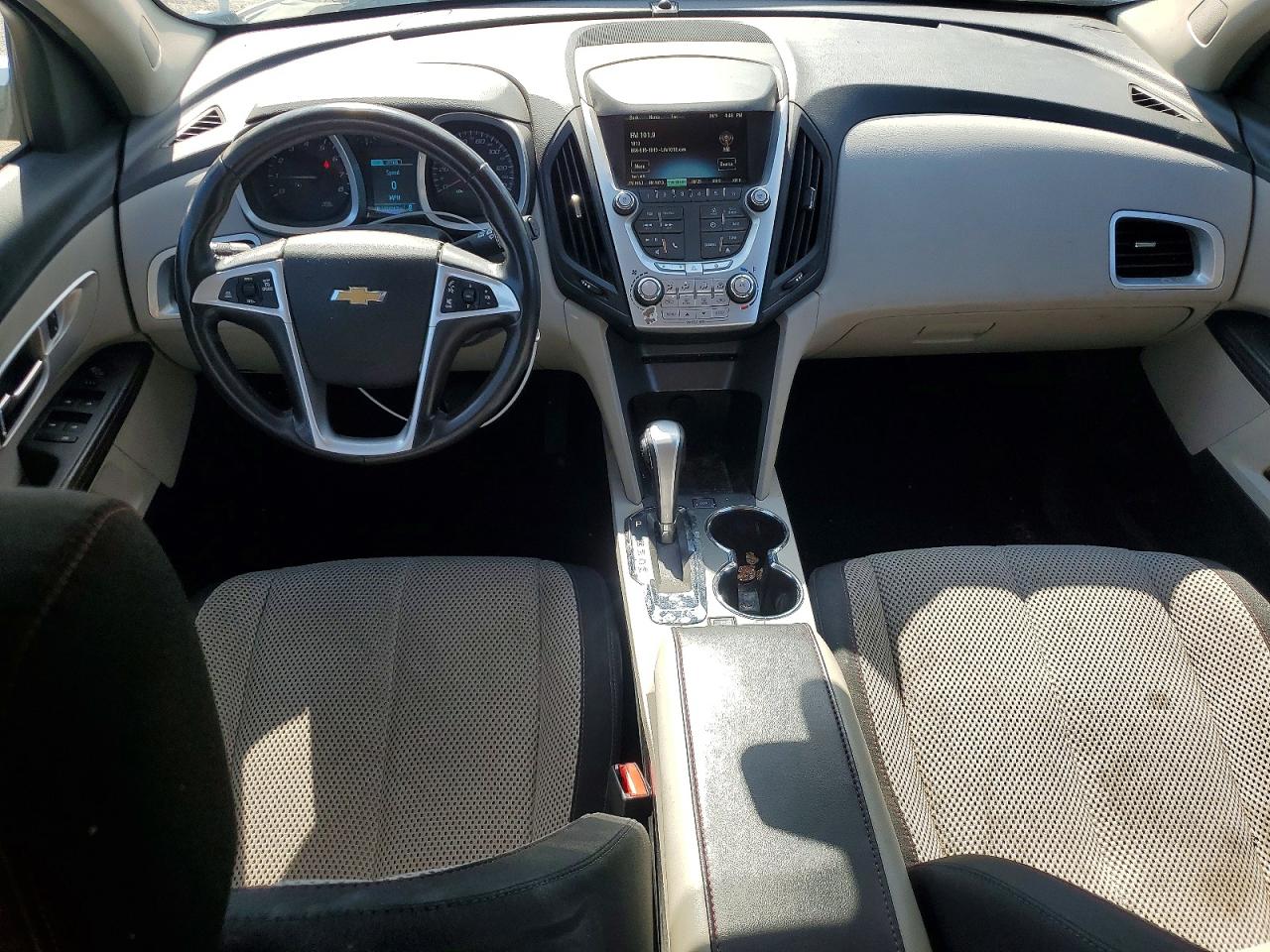 2015 Chevrolet Equinox Lt White vin: 2GNALBEK3F6313293