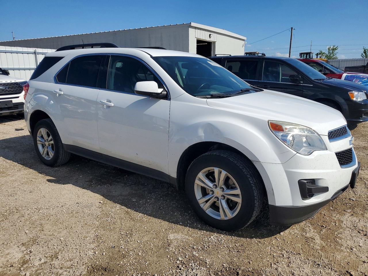 2015 Chevrolet Equinox Lt White vin: 2GNALBEK3F6313293