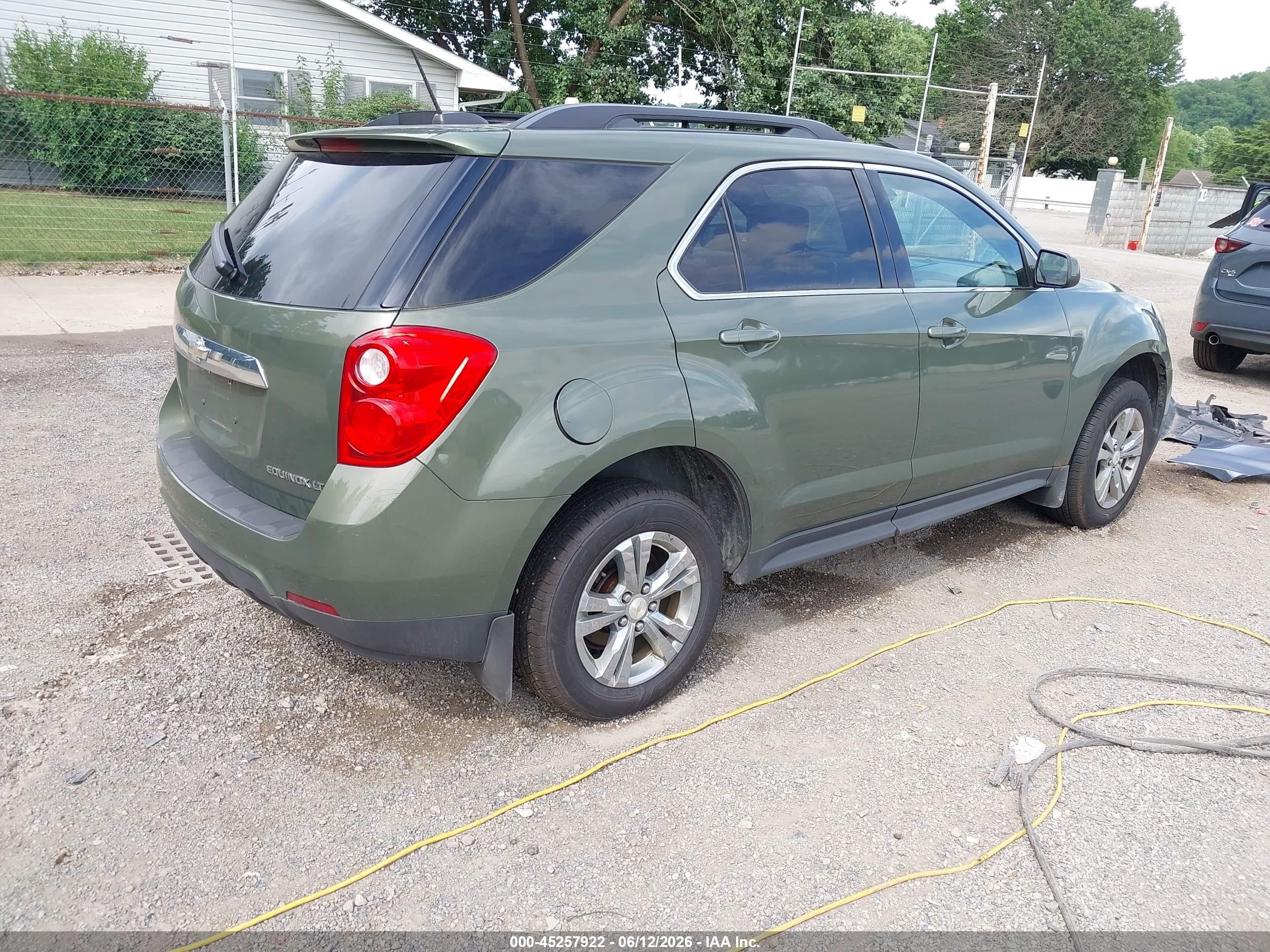 2015 Chevrolet Equinox 1lt Green vin: 2GNALBEK3F6353602