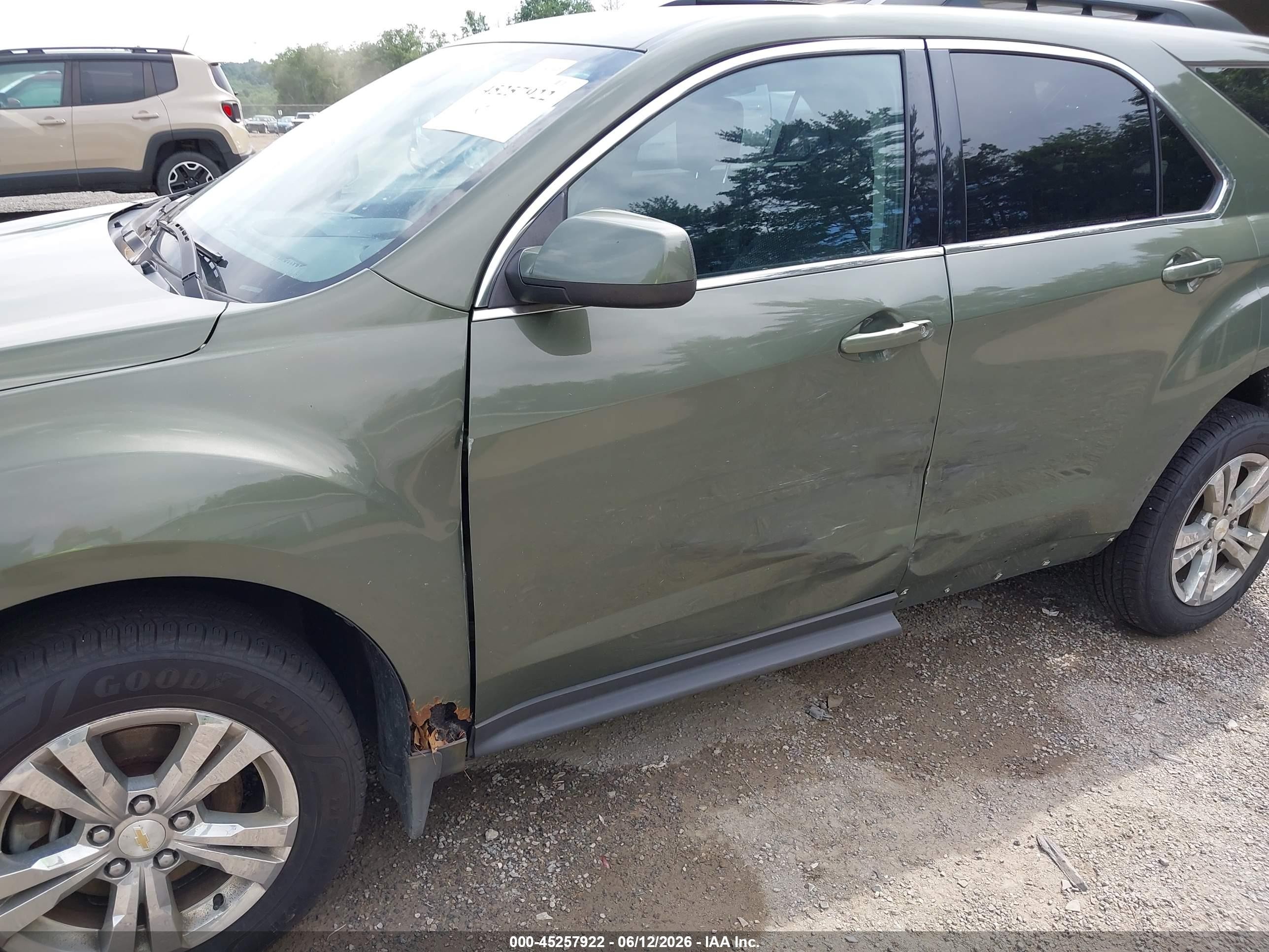 2015 Chevrolet Equinox 1lt Green vin: 2GNALBEK3F6353602