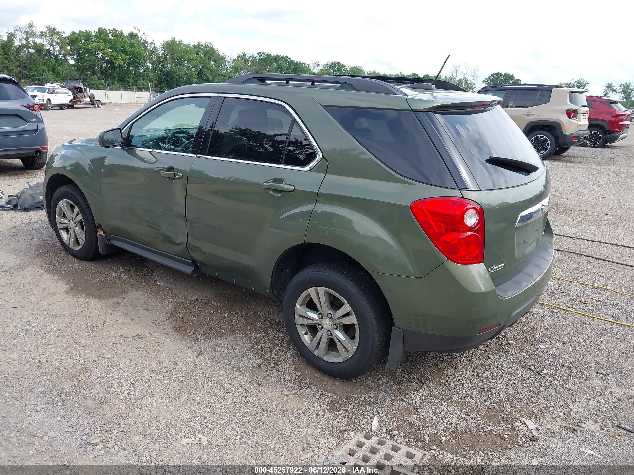 2015 Chevrolet Equinox 1lt Green vin: 2GNALBEK3F6353602