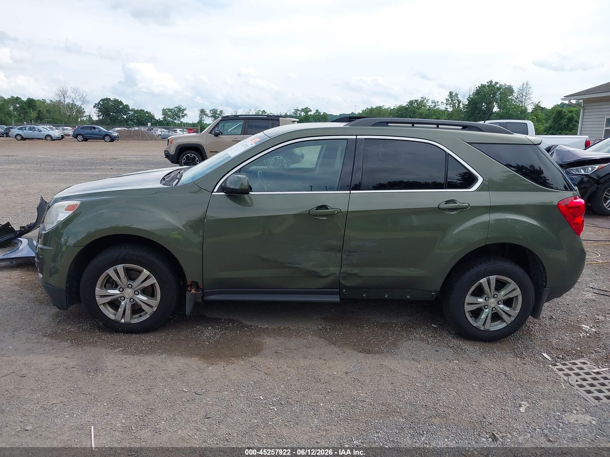 2015 Chevrolet Equinox 1lt Green vin: 2GNALBEK3F6353602
