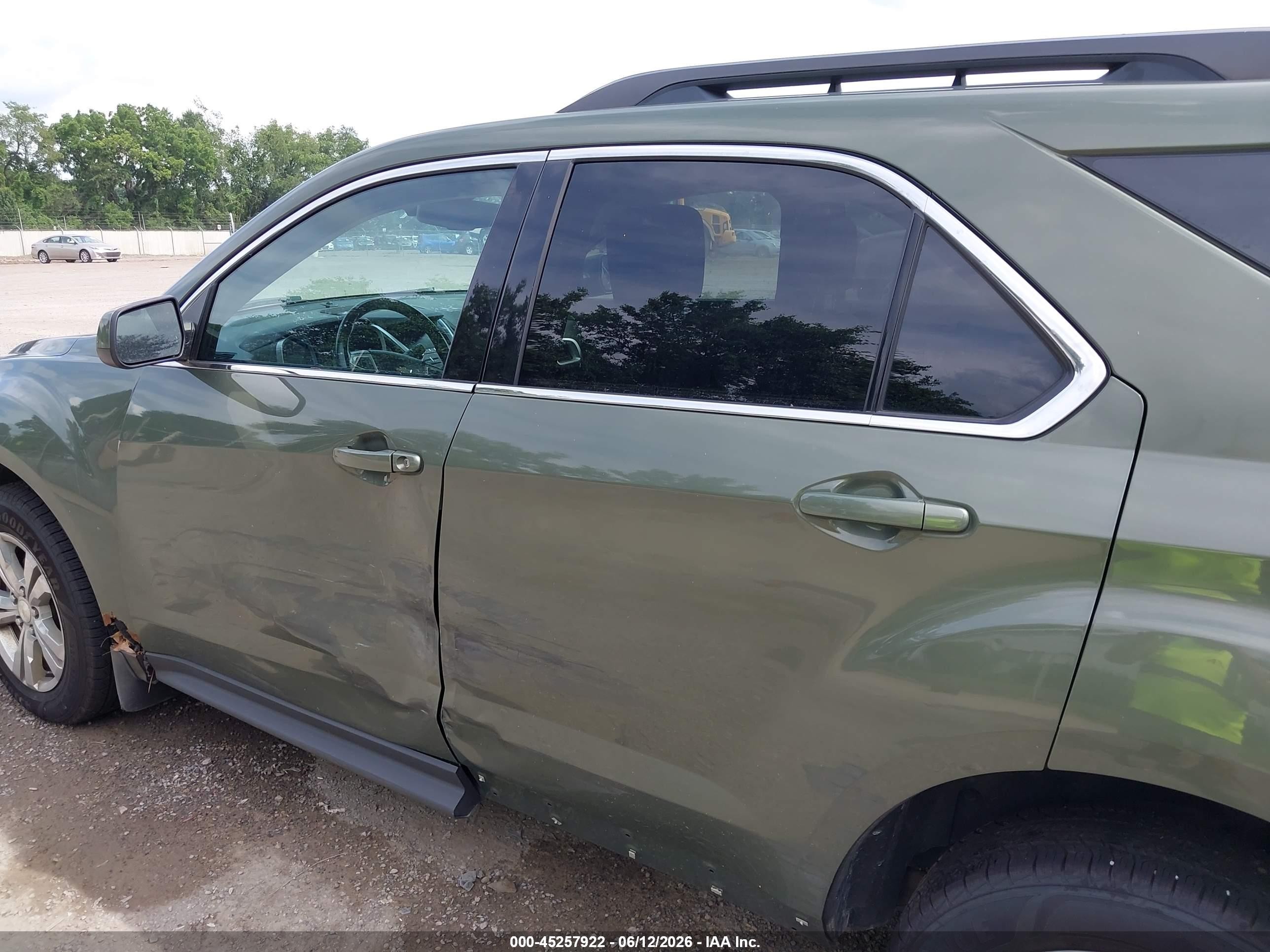 2015 Chevrolet Equinox 1lt Green vin: 2GNALBEK3F6353602