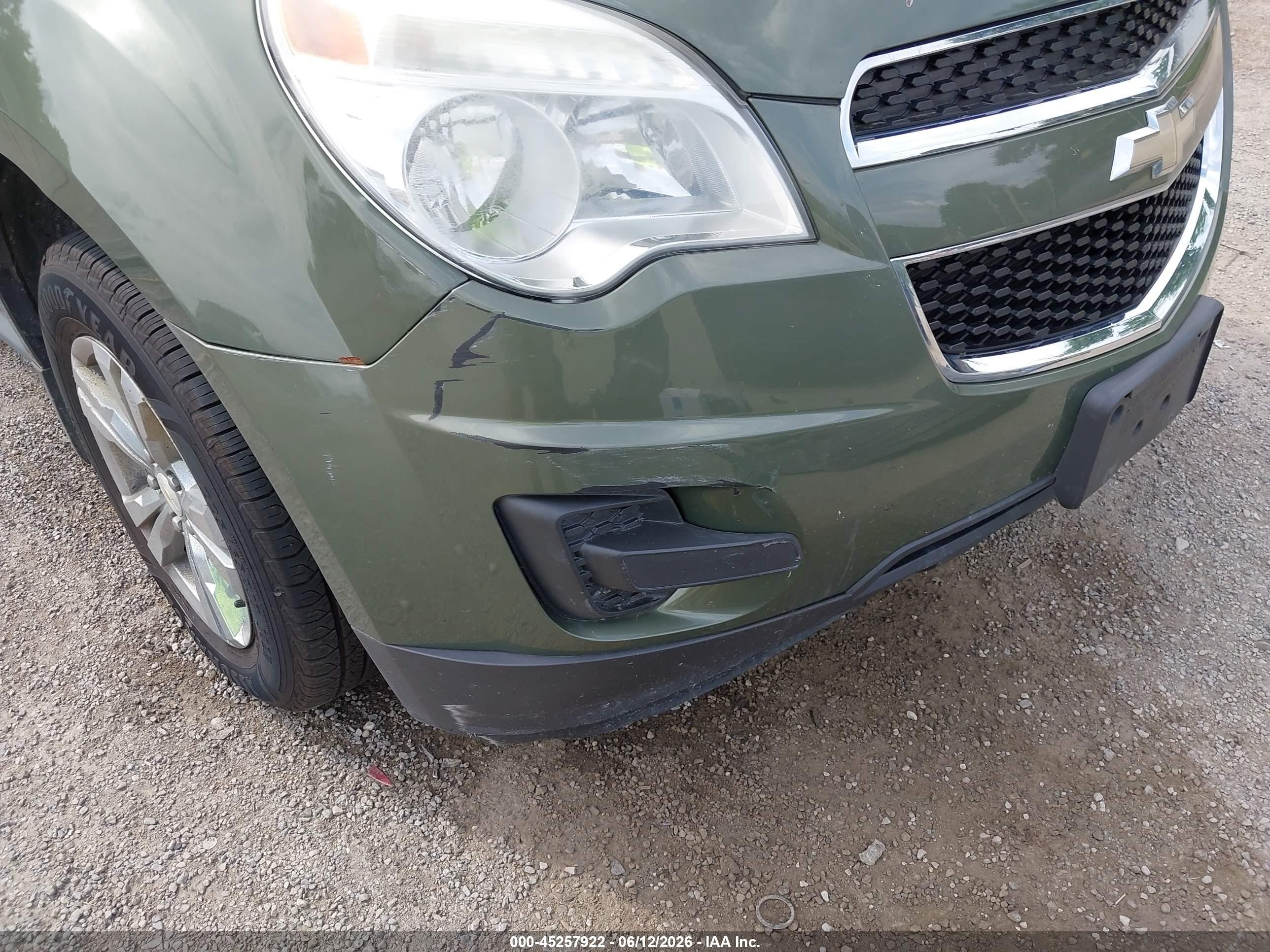 2015 Chevrolet Equinox 1lt Green vin: 2GNALBEK3F6353602