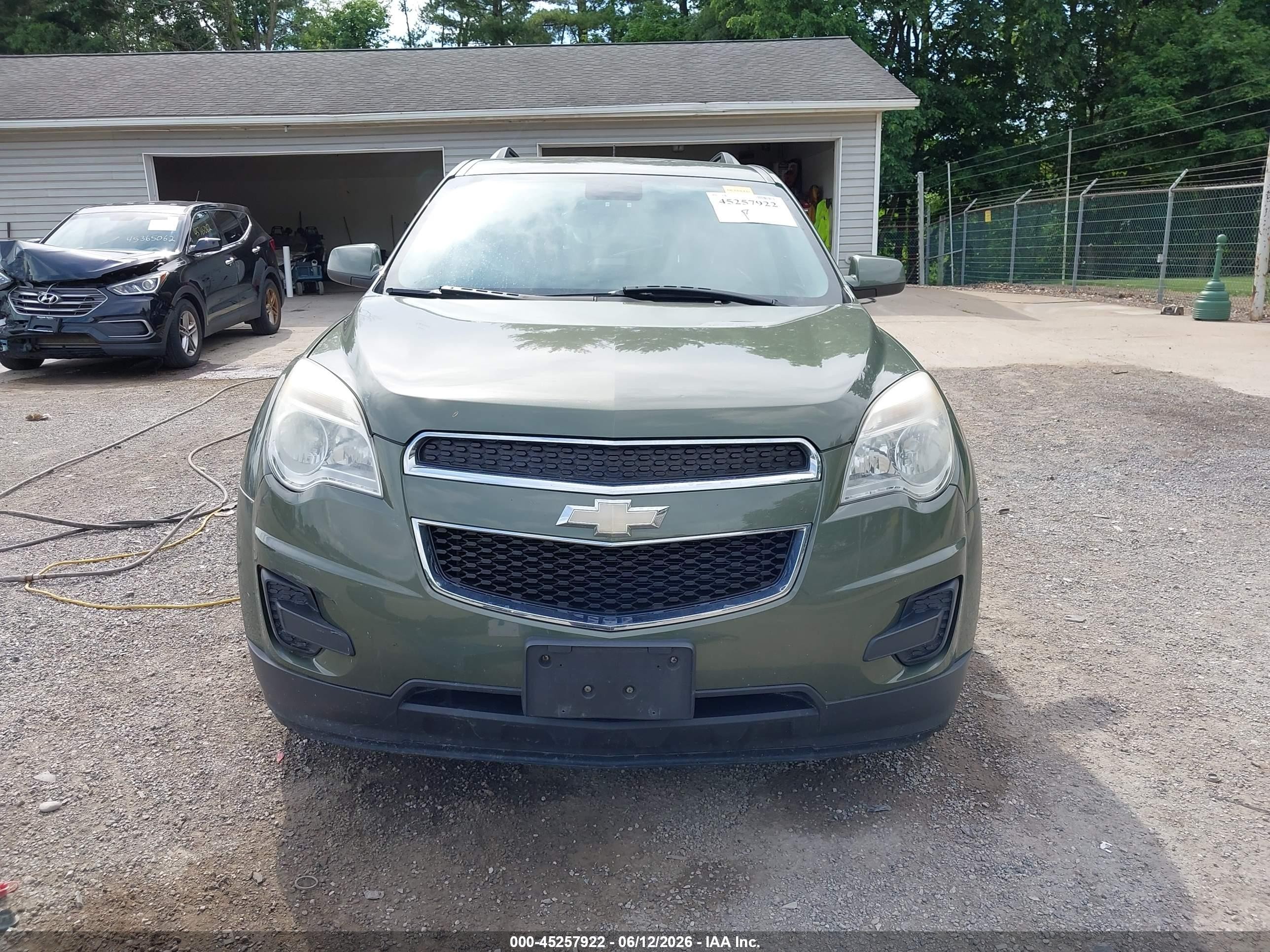 2015 Chevrolet Equinox 1lt Green vin: 2GNALBEK3F6353602