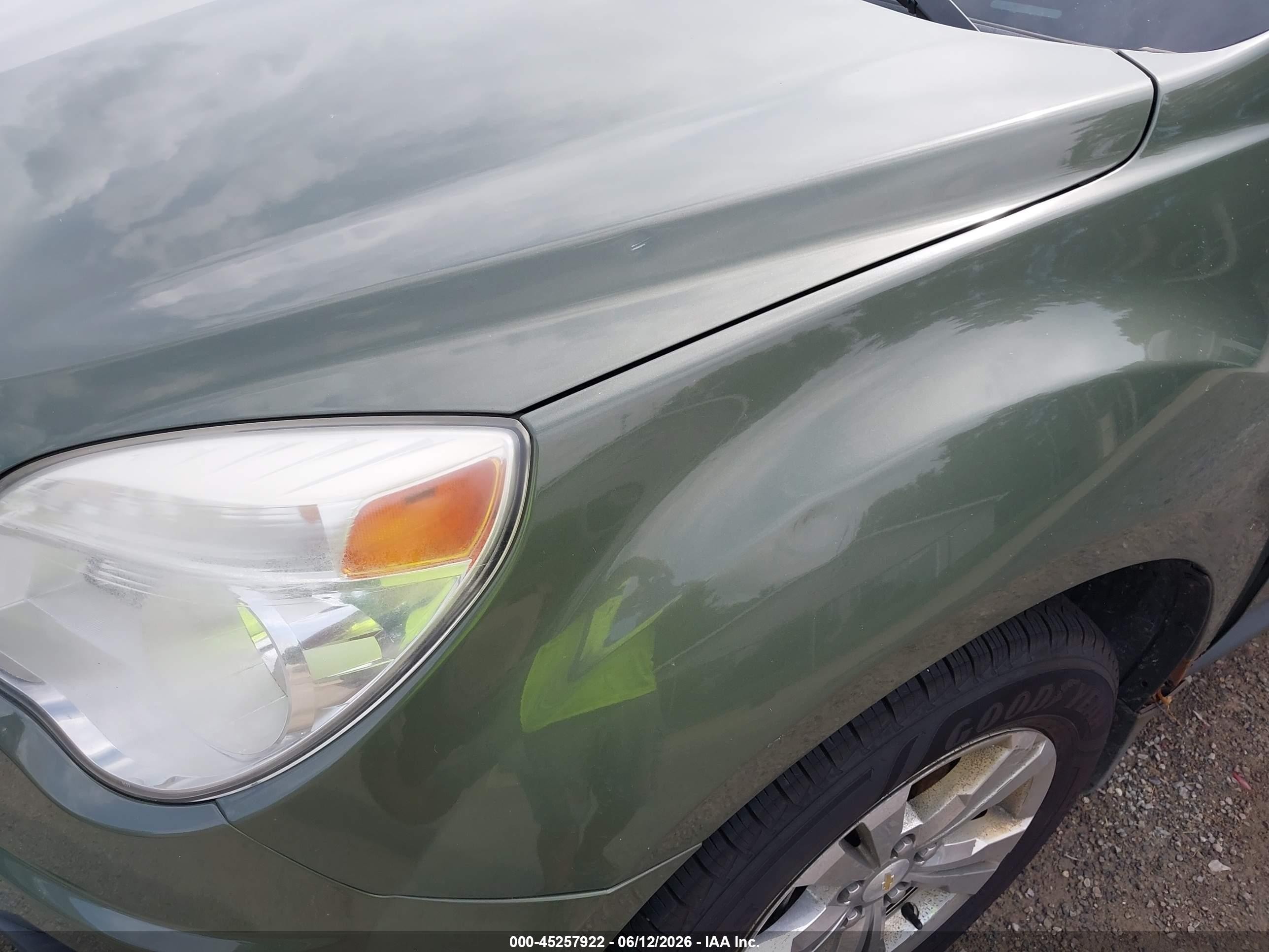 2015 Chevrolet Equinox 1lt Green vin: 2GNALBEK3F6353602