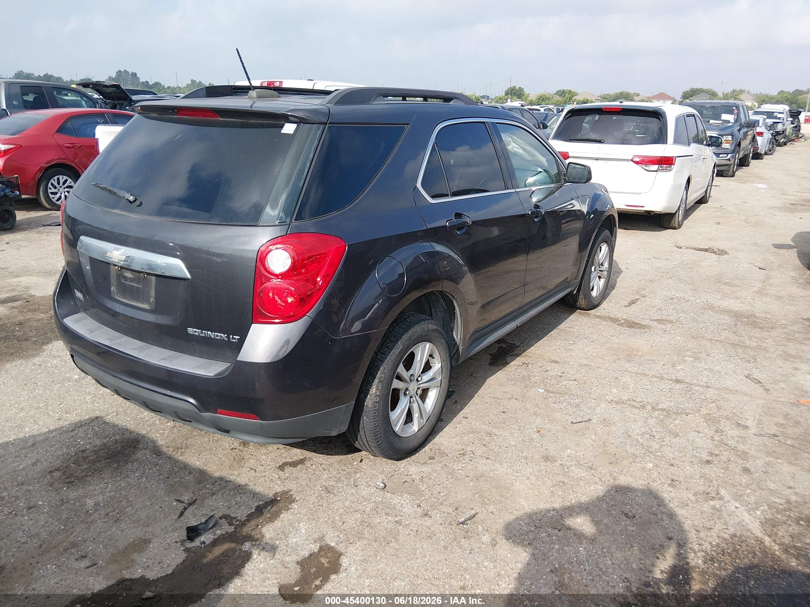 2015 Chevrolet Equinox Lt Gray vin: 2GNALBEK3F6375437