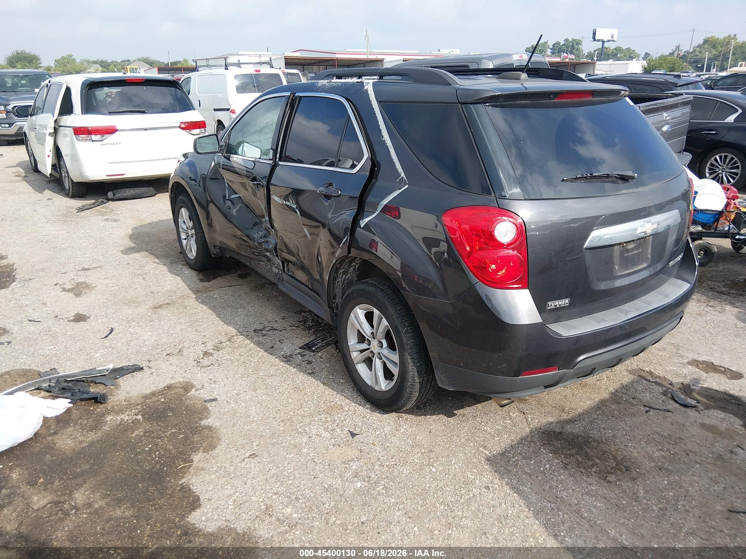 2015 Chevrolet Equinox Lt Gray vin: 2GNALBEK3F6375437