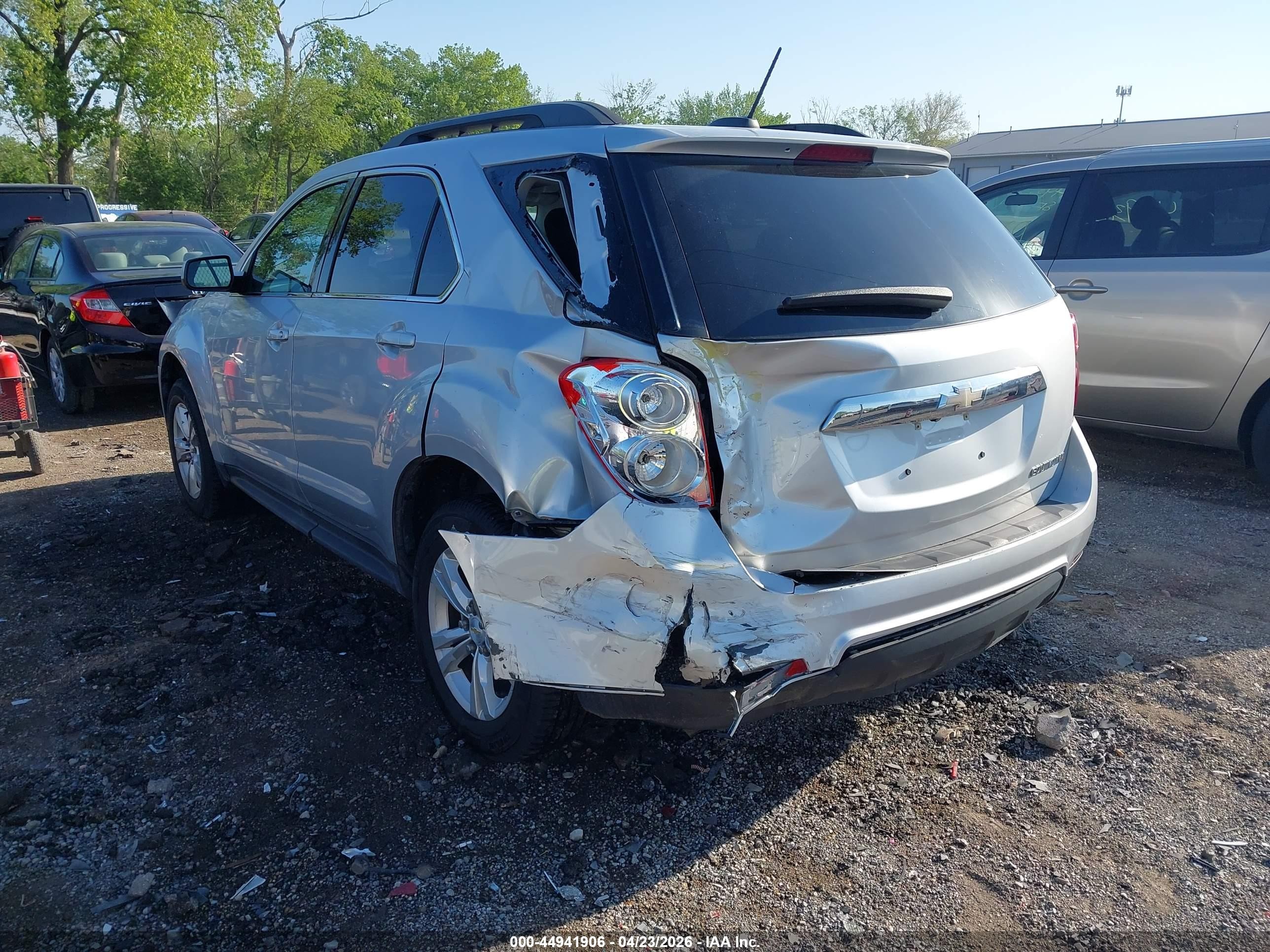 2015 Chevrolet Equinox 1lt Silver vin: 2GNALBEK3F6414771