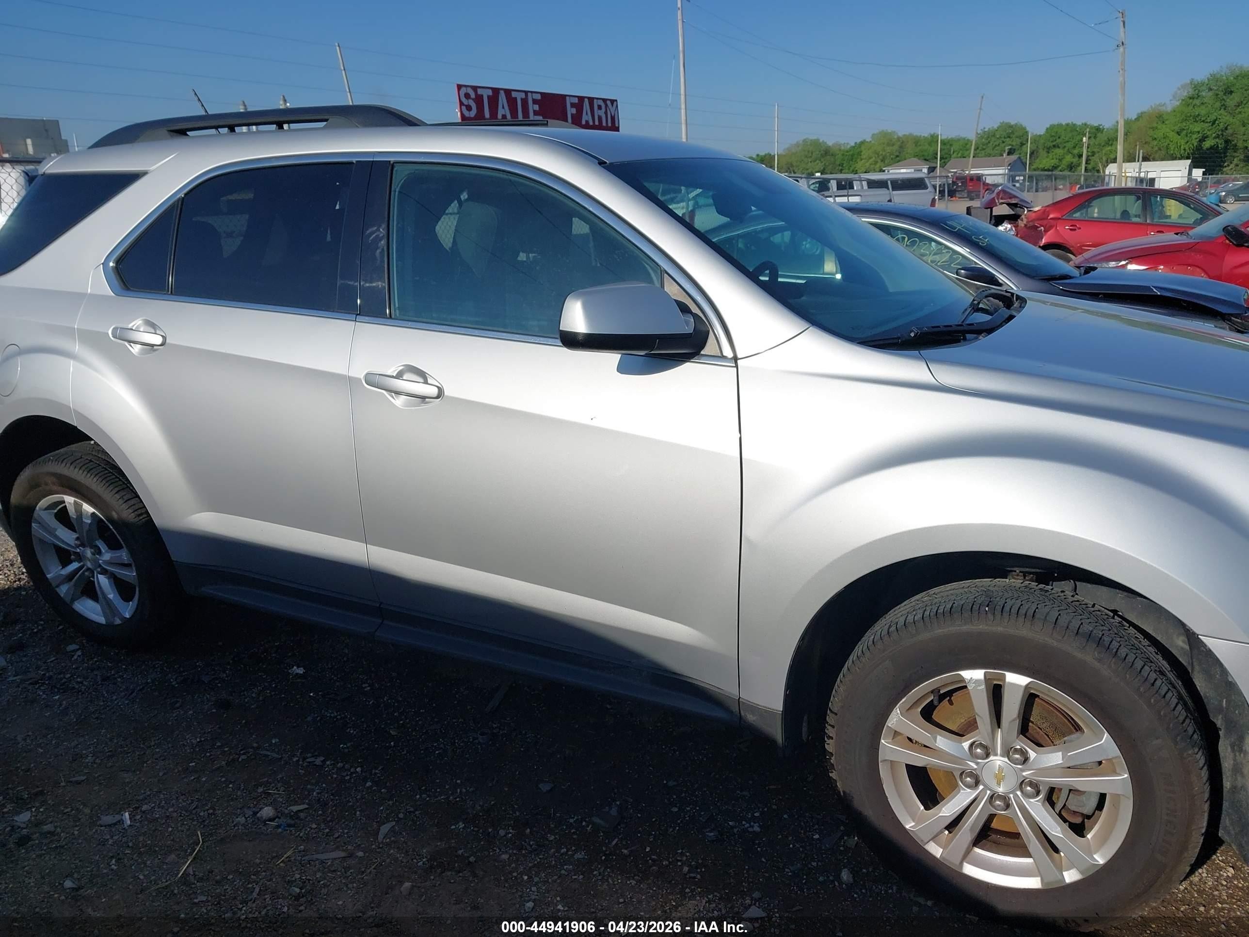 2015 Chevrolet Equinox 1lt Silver vin: 2GNALBEK3F6414771