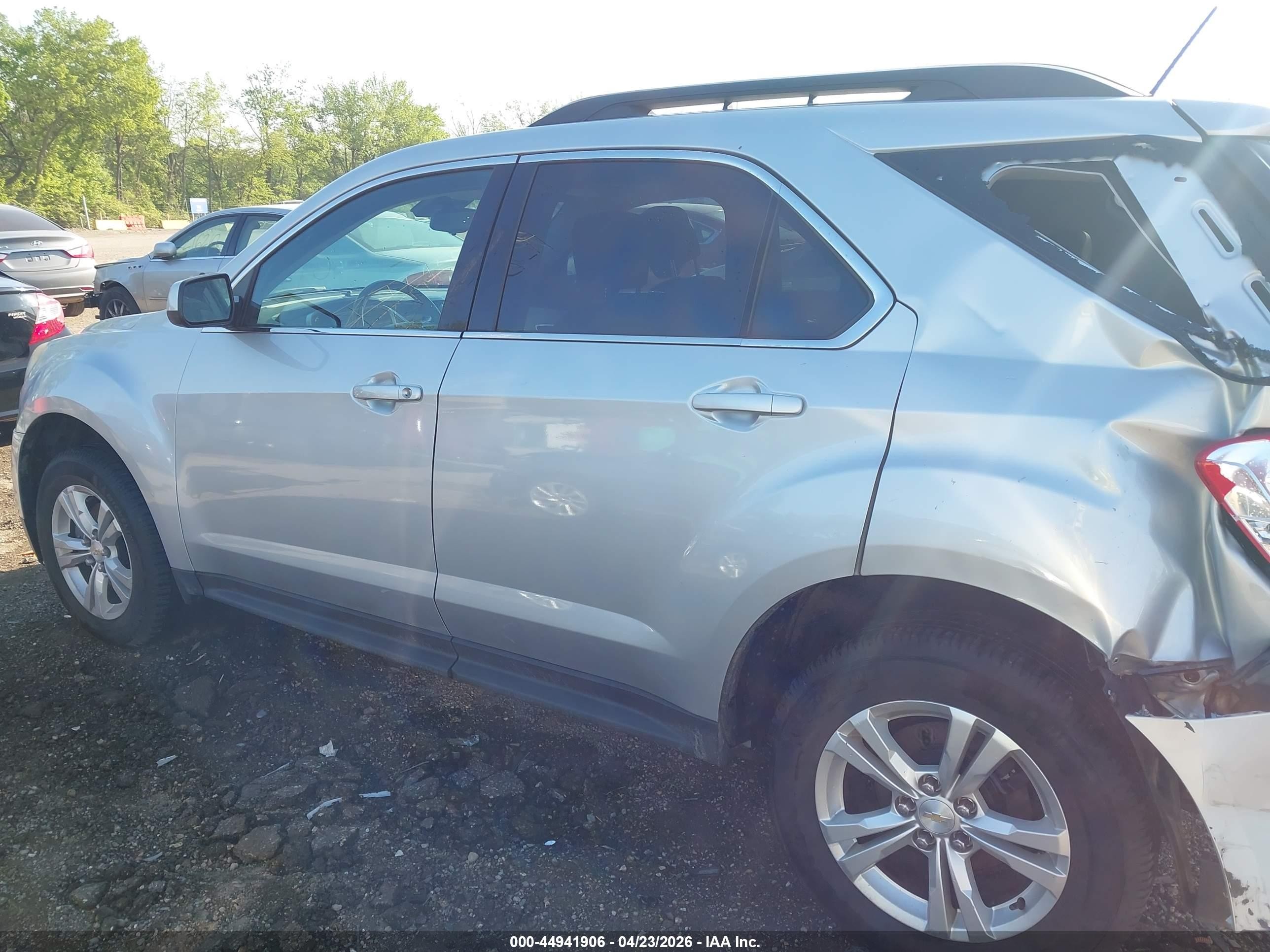 2015 Chevrolet Equinox 1lt Silver vin: 2GNALBEK3F6414771