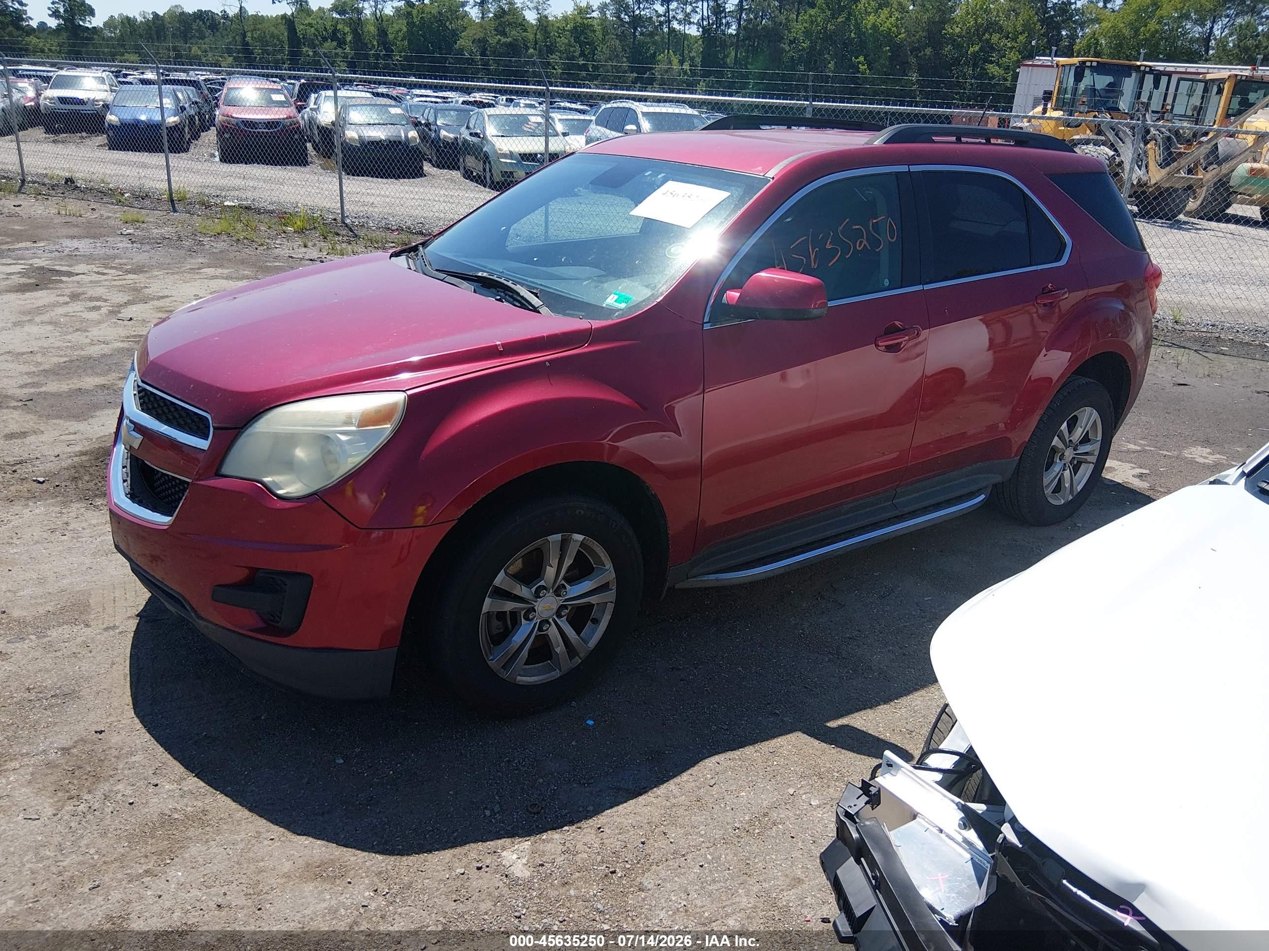 2015 Chevrolet Equinox Lt Красный vin: 2GNALBEK3F6426452
