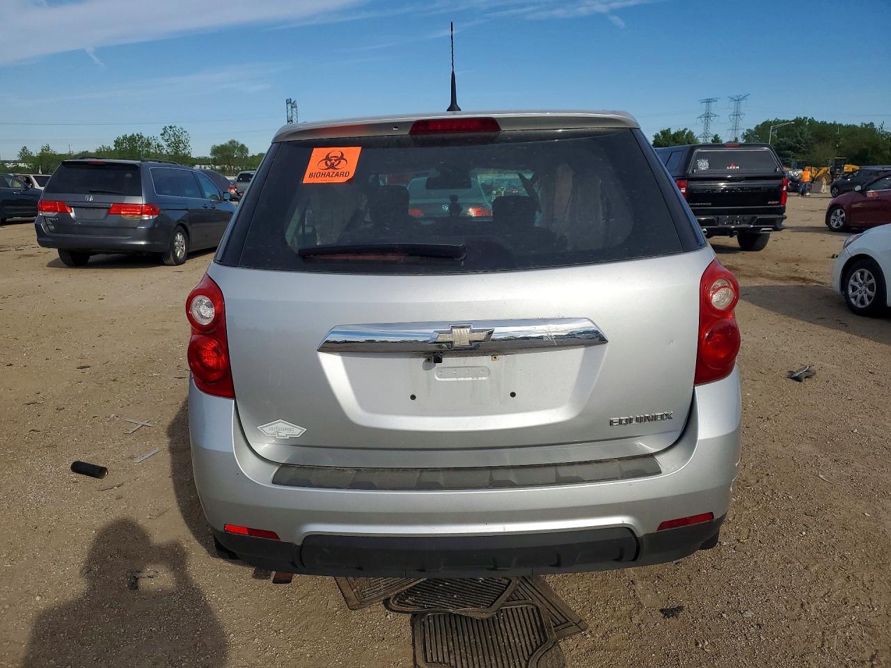 2012 Chevrolet Equinox Ls Silver vin: 2GNALBEK4C1262301