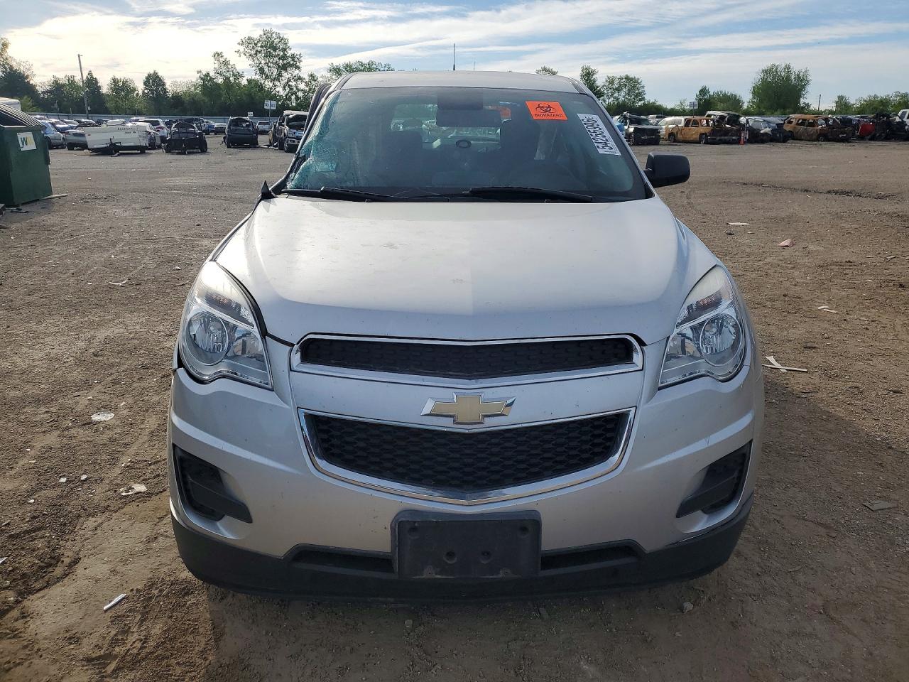 2012 Chevrolet Equinox Ls Silver vin: 2GNALBEK4C1262301