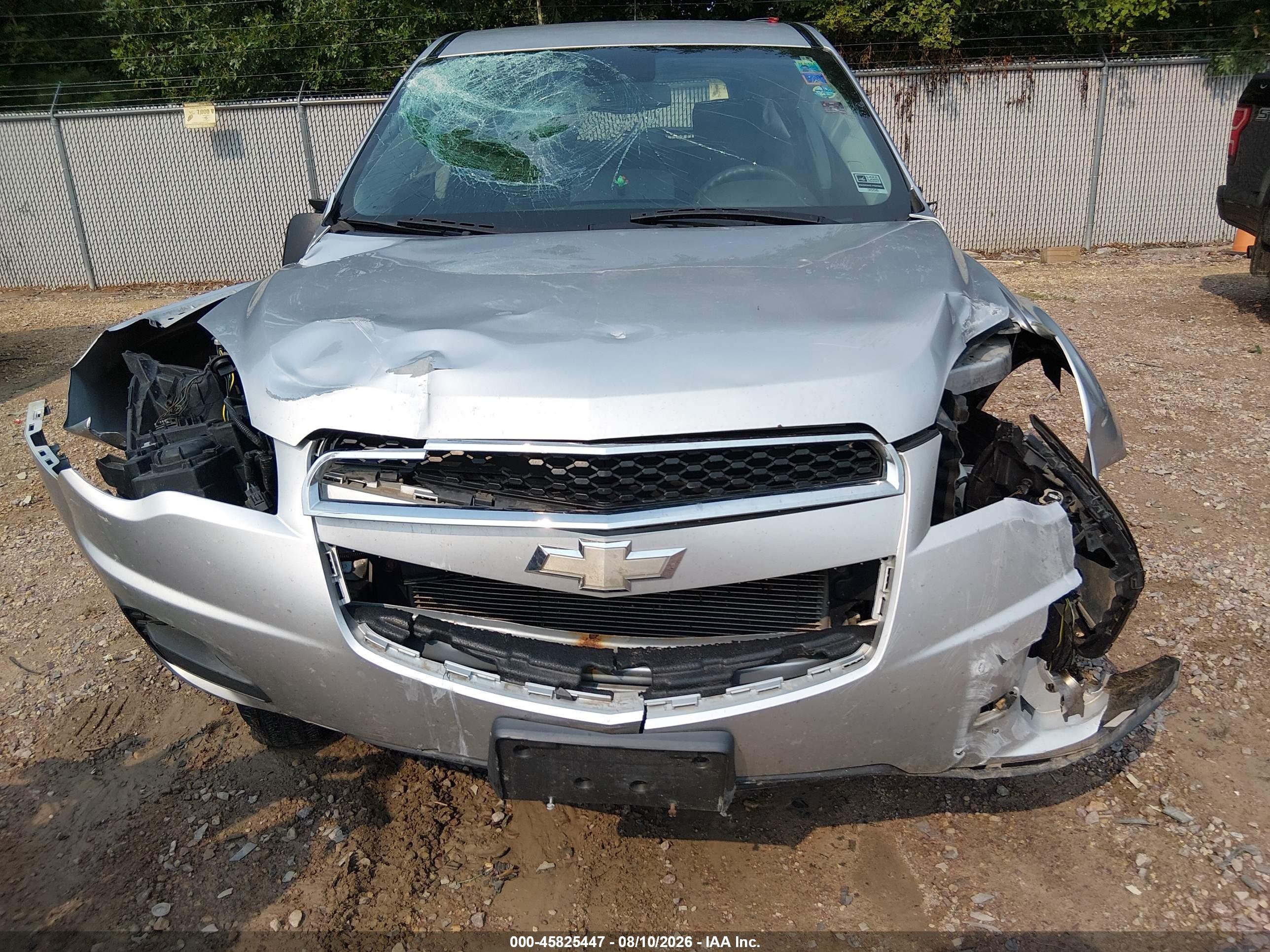 2012 Chevrolet Equinox Ls Silver vin: 2GNALBEK4C1273816