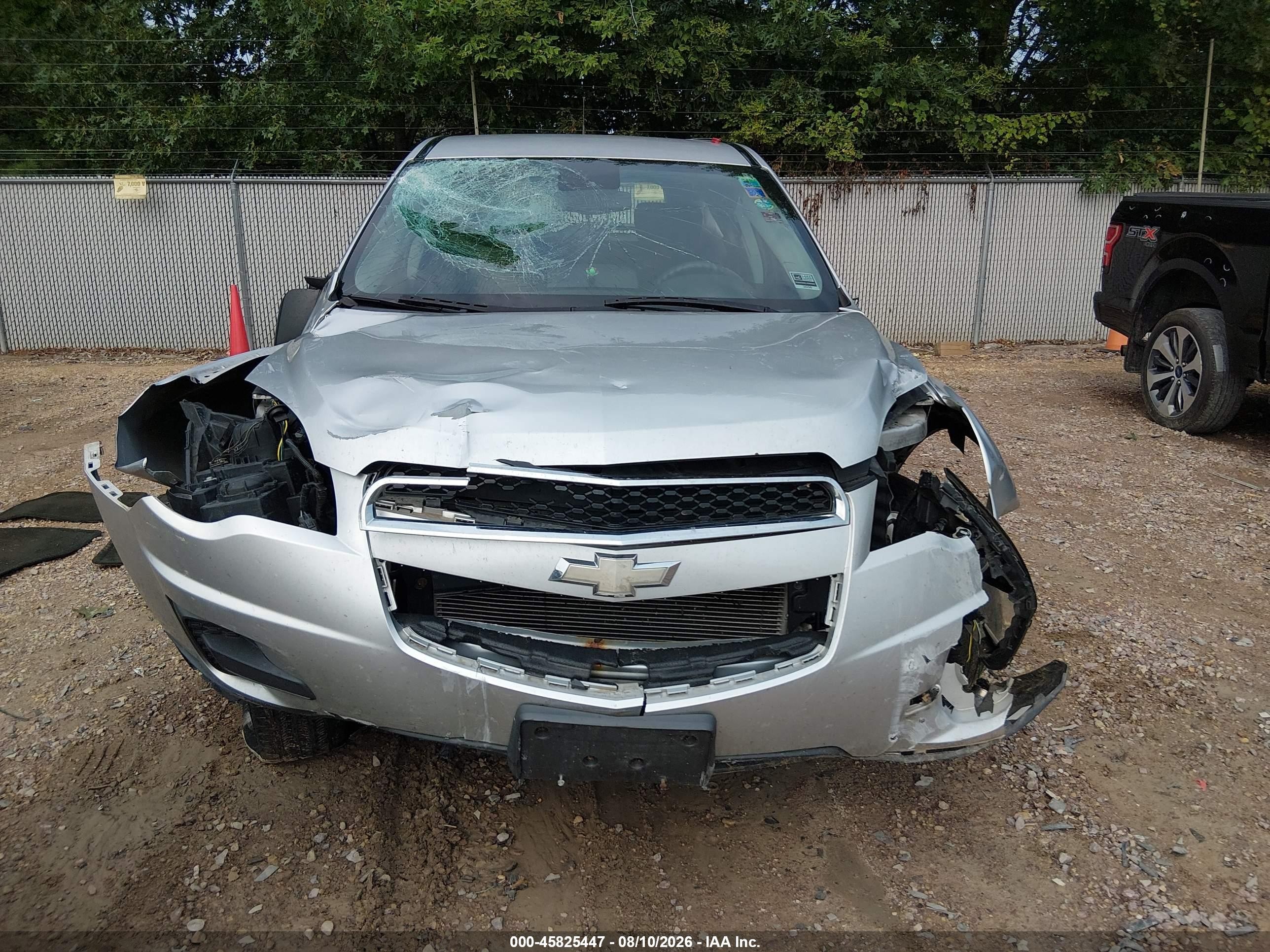 2012 Chevrolet Equinox Ls Silver vin: 2GNALBEK4C1273816