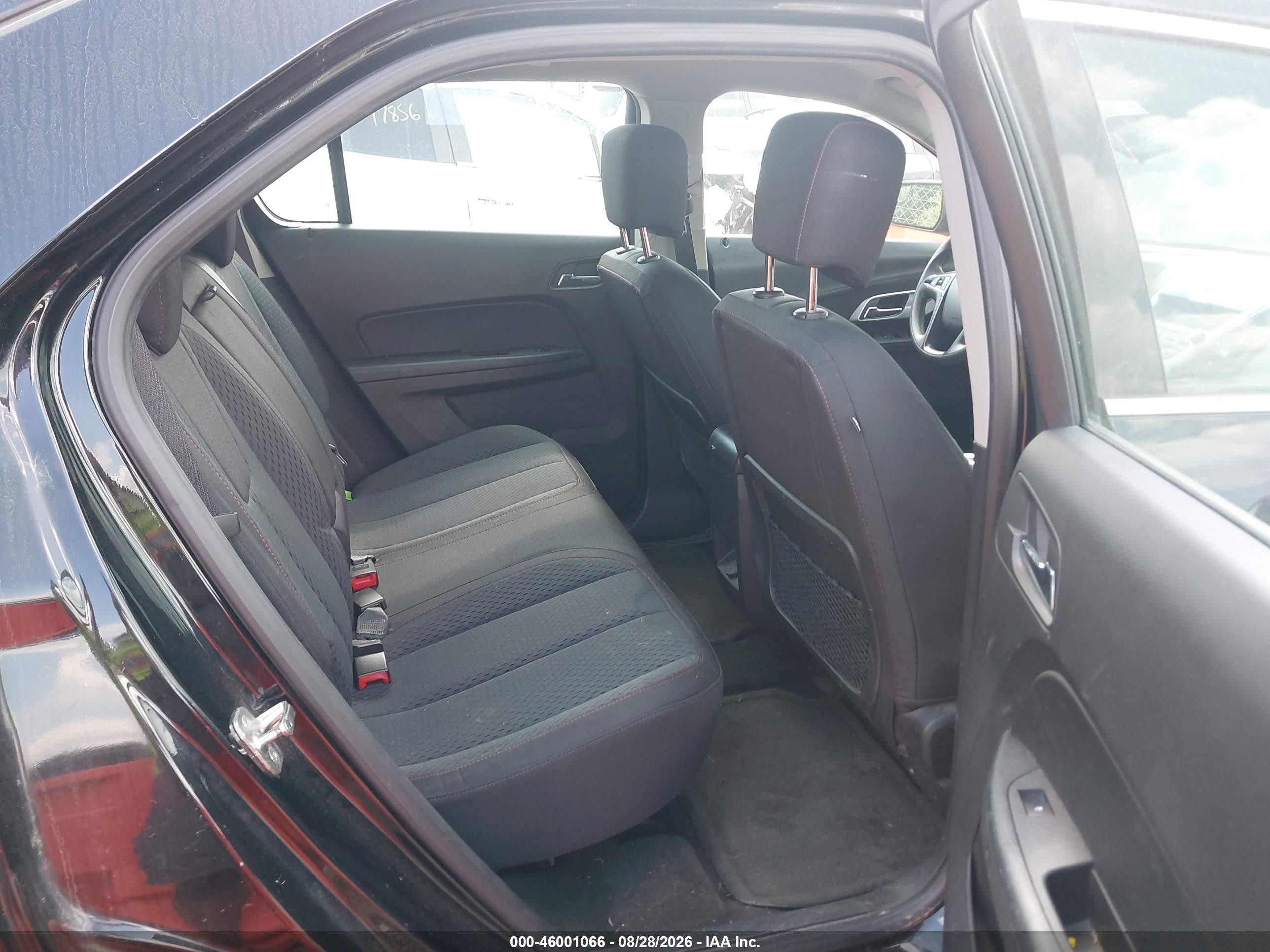 2012 Chevrolet Equinox Ls Black vin: 2GNALBEK4C1292480