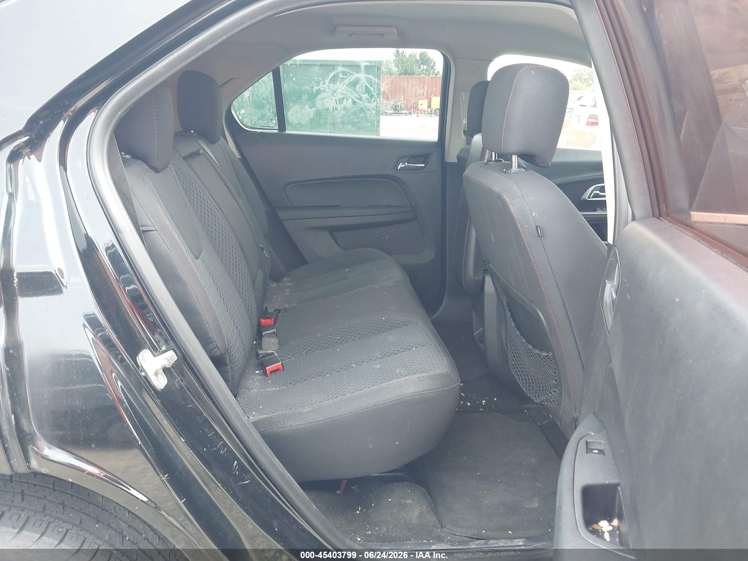2012 Chevrolet Equinox Ls Black vin: 2GNALBEK4C1339541