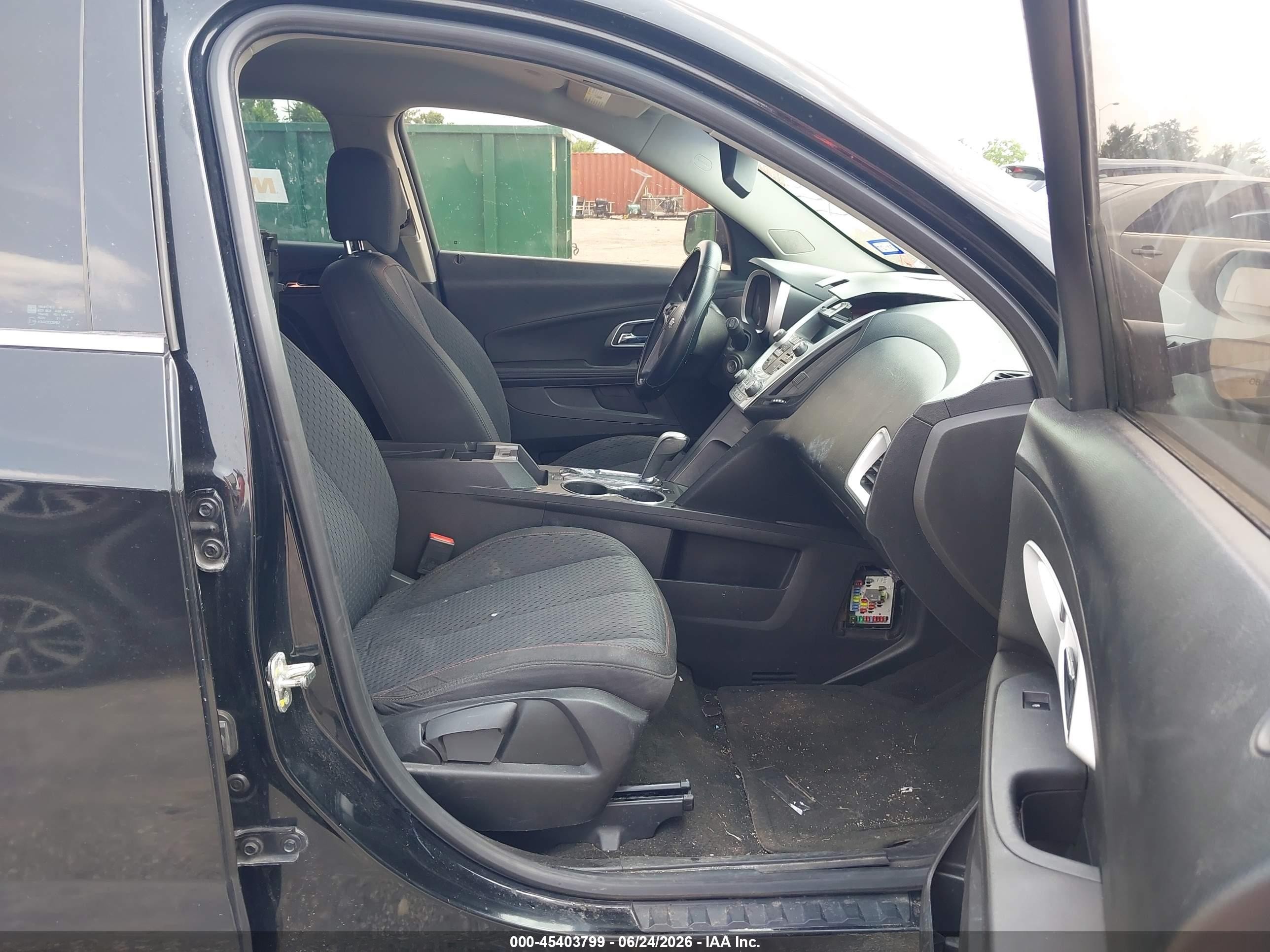 2012 Chevrolet Equinox Ls Black vin: 2GNALBEK4C1339541