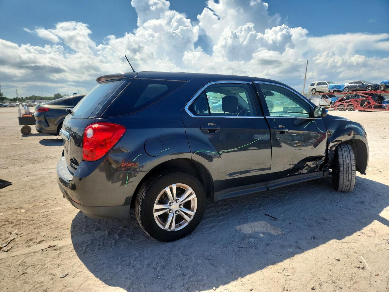 2013 Chevrolet Equinox Ls Серый vin: 2GNALBEK4D1141902