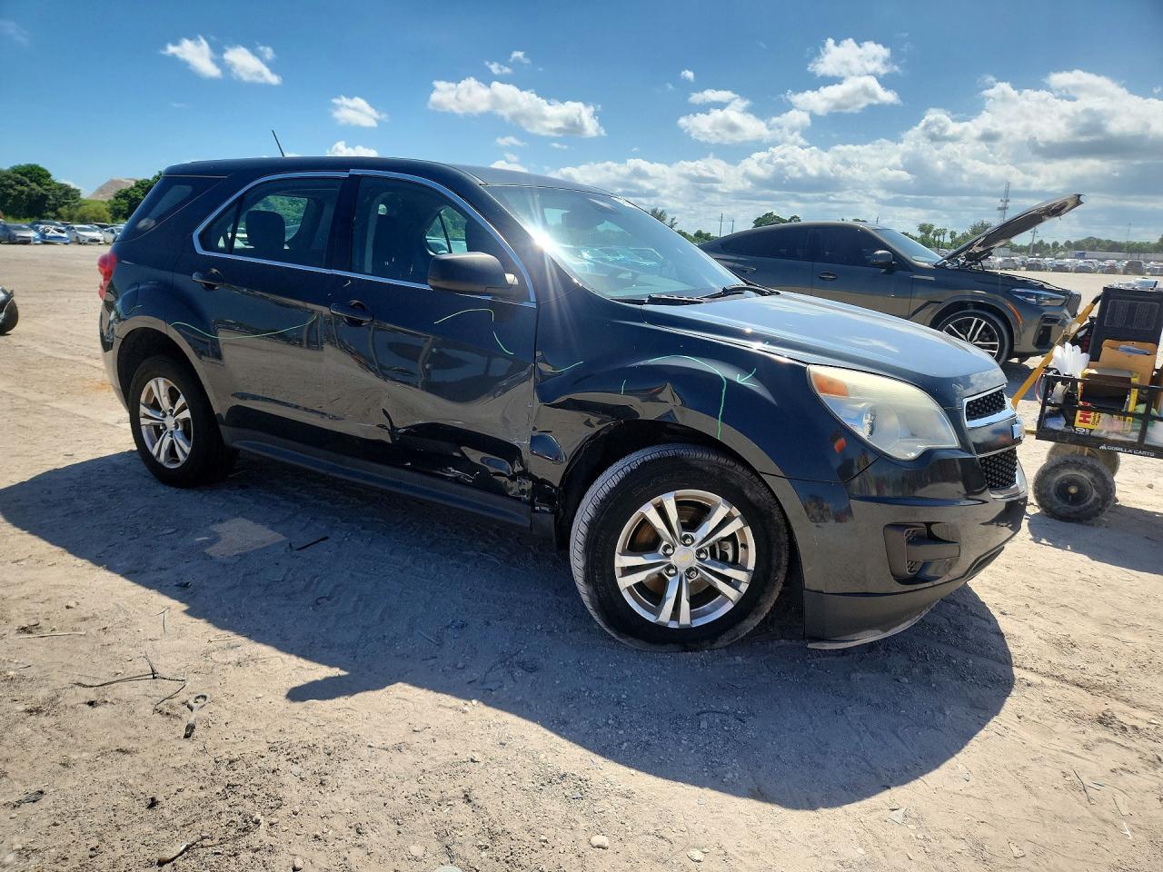 2013 Chevrolet Equinox Ls Серый vin: 2GNALBEK4D1141902
