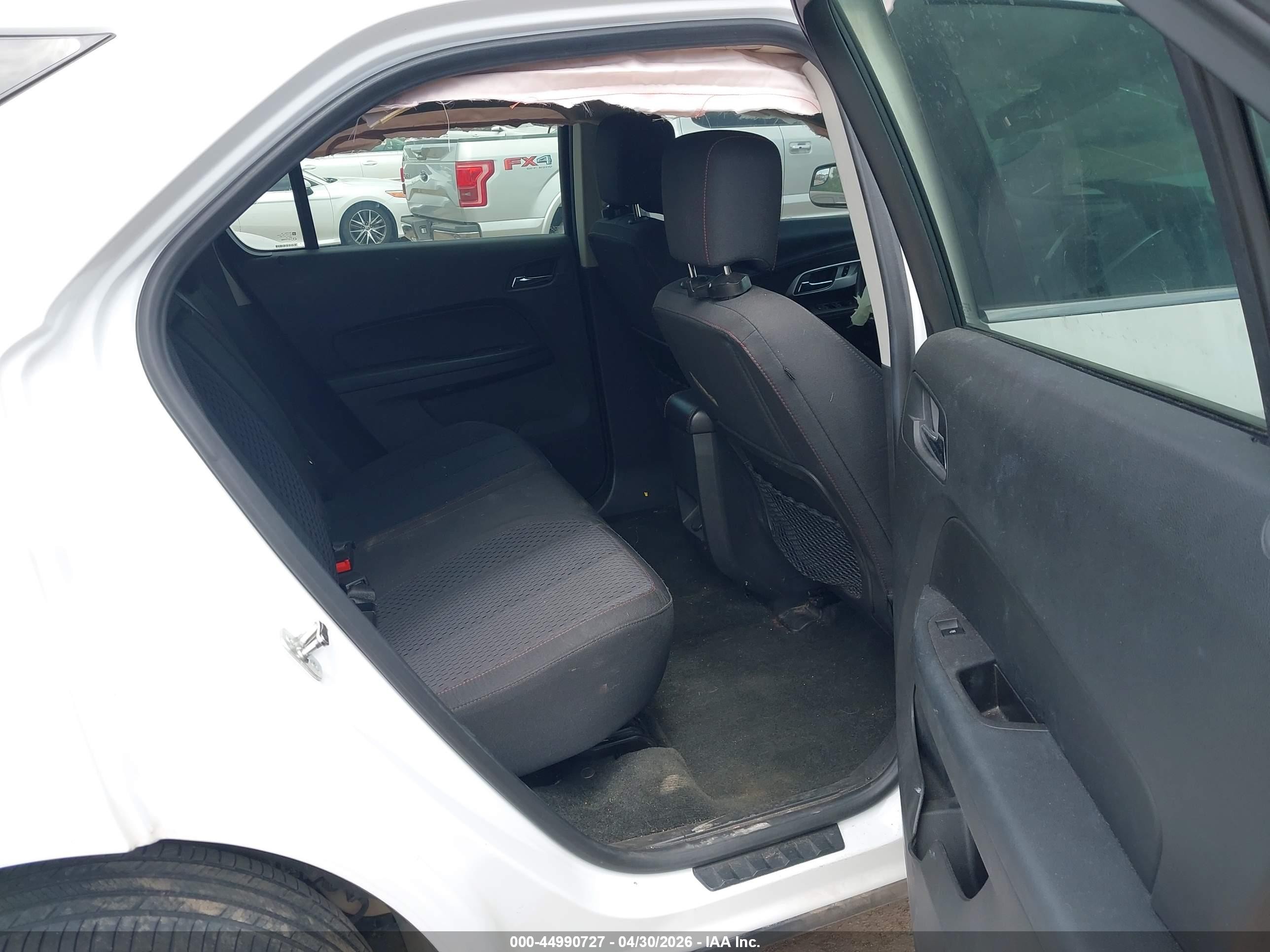 2013 Chevrolet Equinox Ls White vin: 2GNALBEK4D6216357