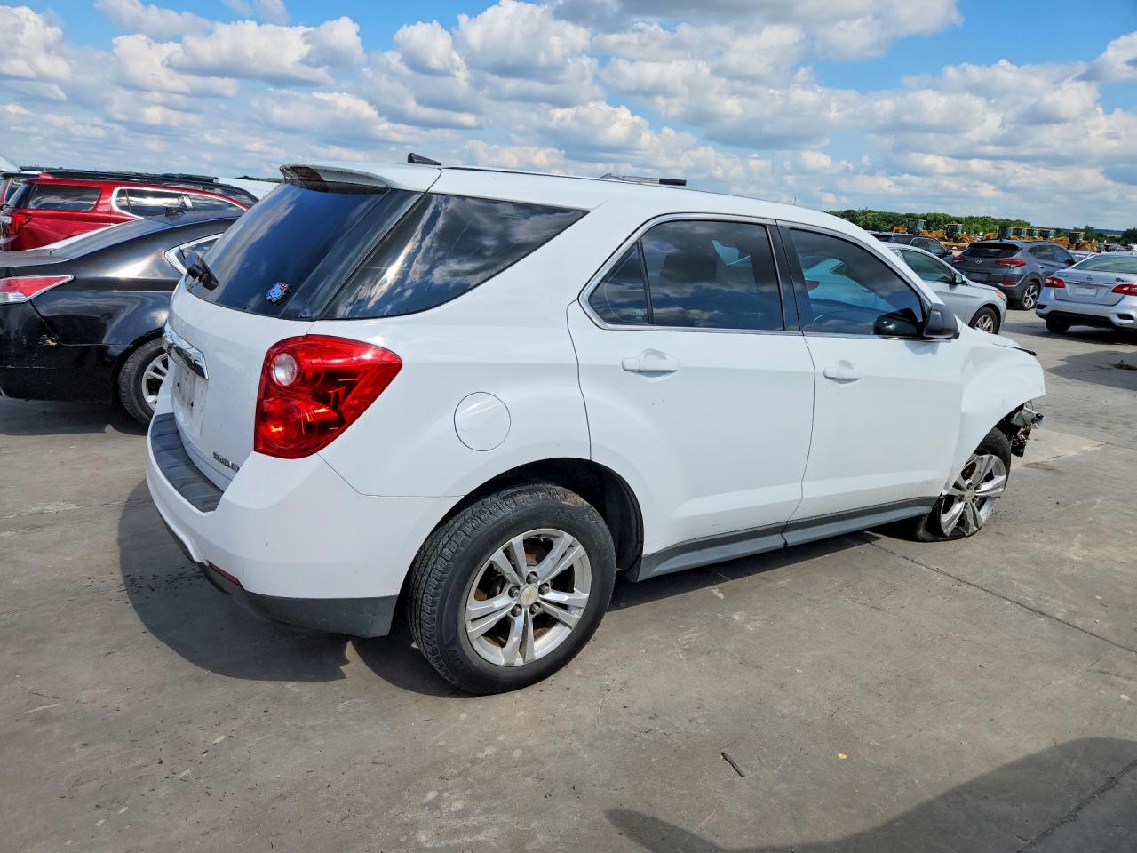 2013 Chevrolet Equinox Ls Белый vin: 2GNALBEK4D6245454