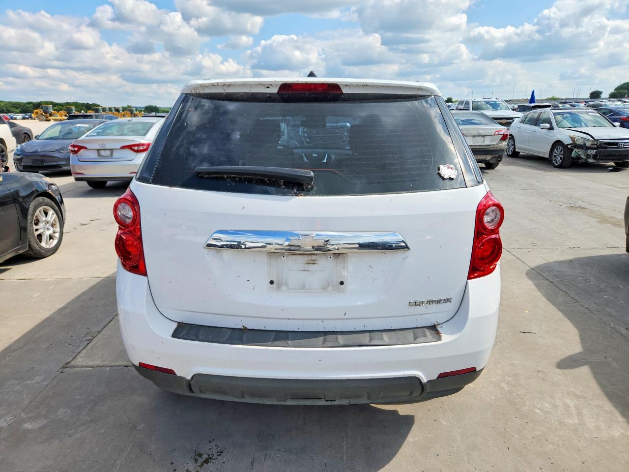 2013 Chevrolet Equinox Ls Белый vin: 2GNALBEK4D6245454