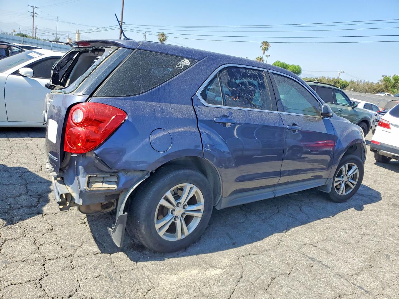 2013 Chevrolet Equinox Ls Синий vin: 2GNALBEK4D6296906