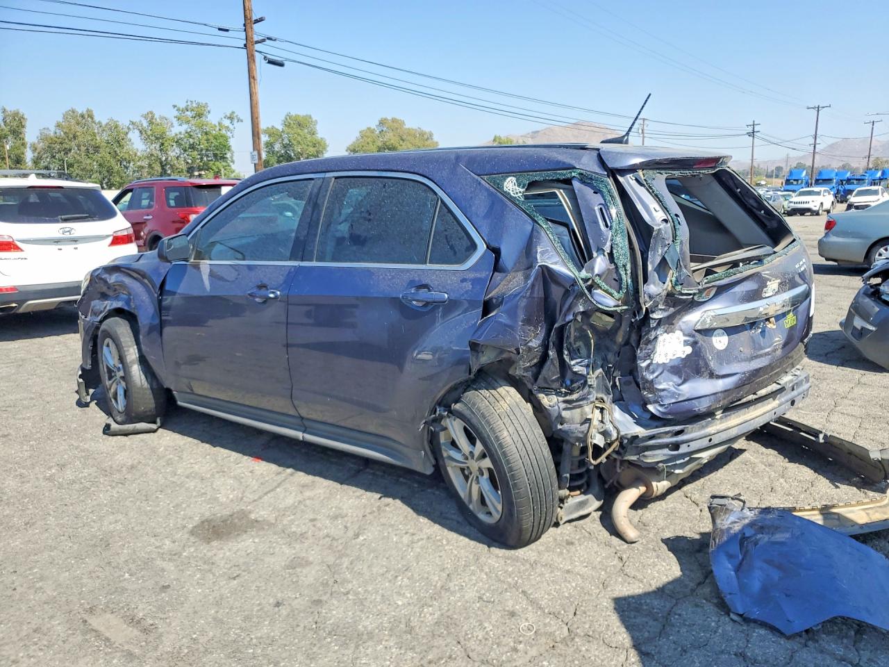 2013 Chevrolet Equinox Ls Синий vin: 2GNALBEK4D6296906