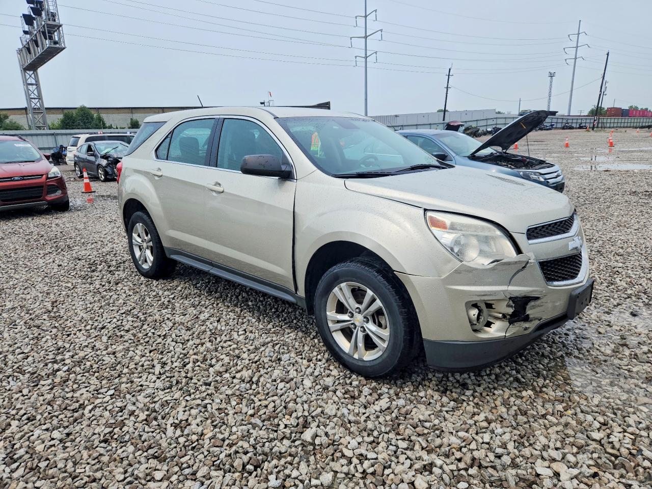 2013 Chevrolet Equinox Ls Beige vin: 2GNALBEK4D6365237