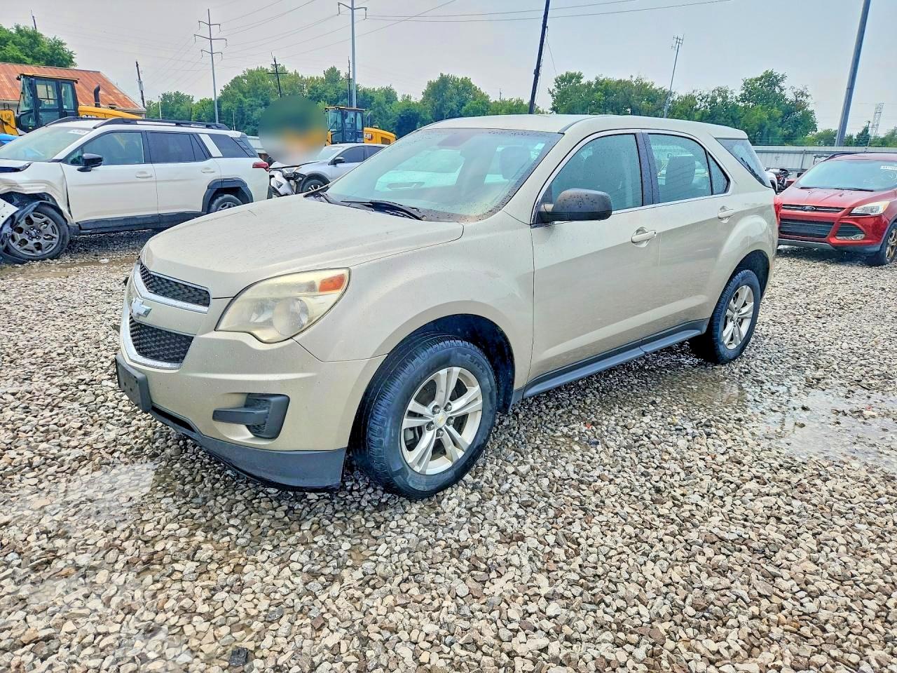 2013 Chevrolet Equinox Ls Beige vin: 2GNALBEK4D6365237