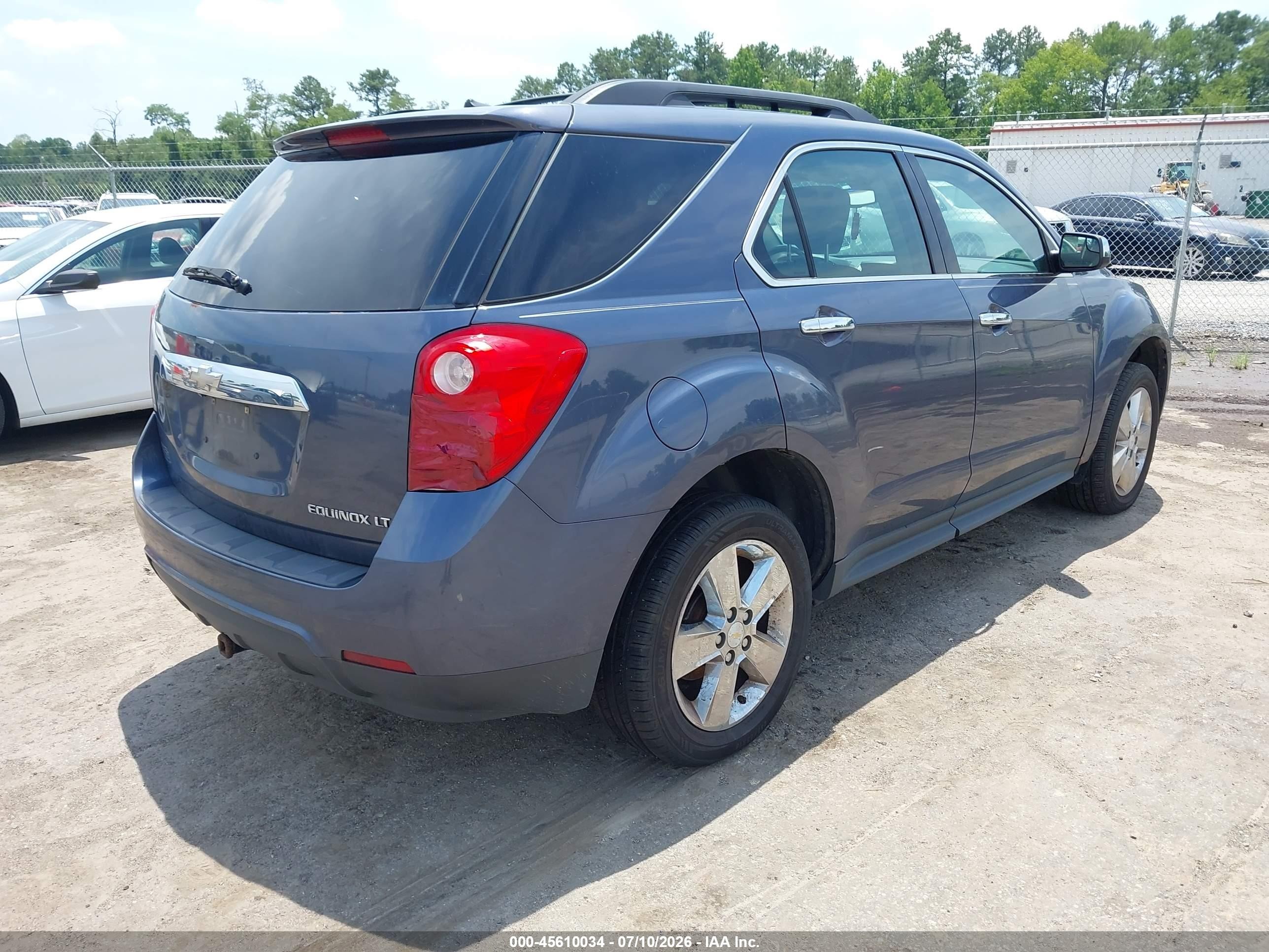 2014 Chevrolet Equinox Lt Blue vin: 2GNALBEK4E6187119