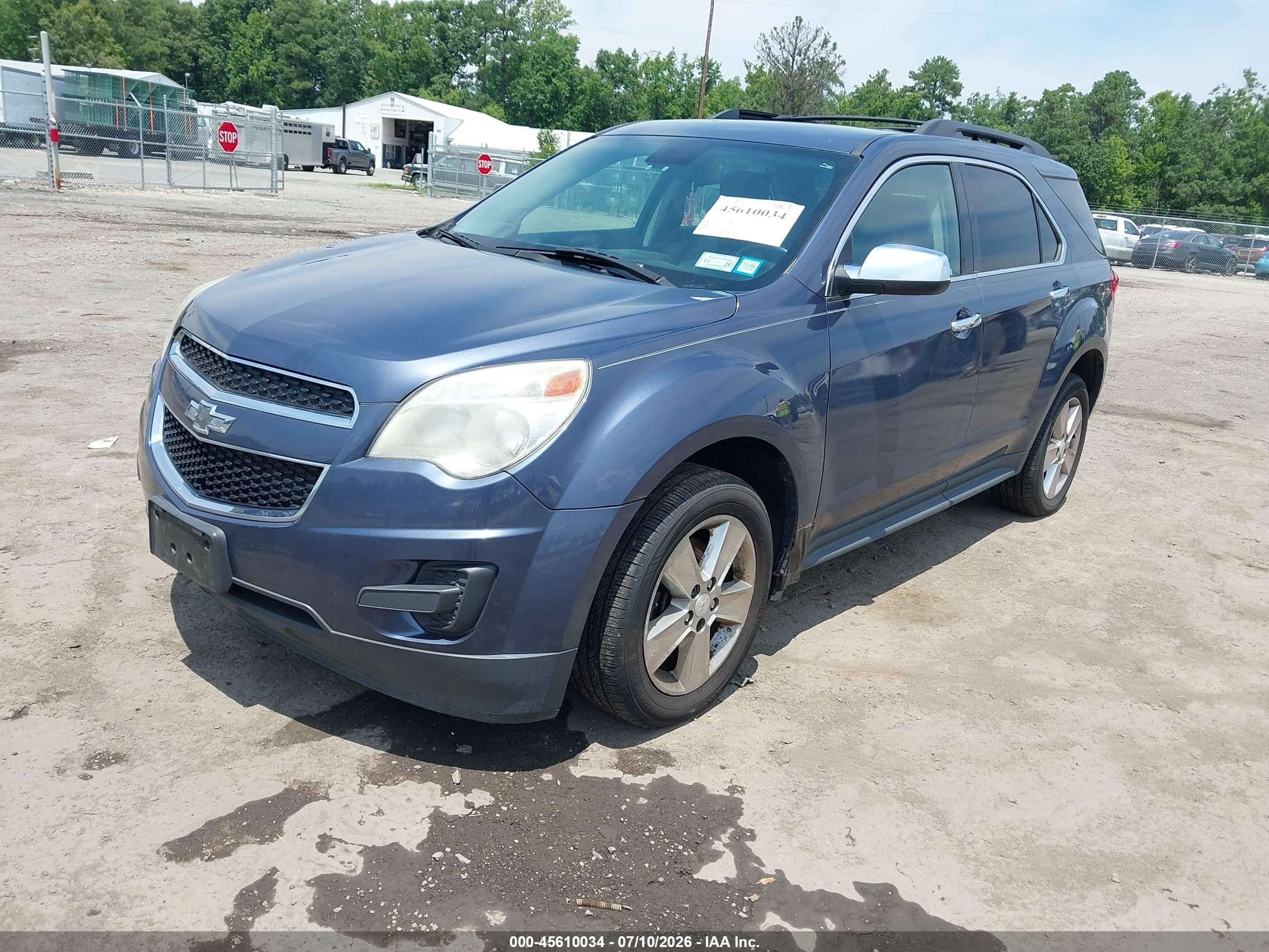 2014 Chevrolet Equinox Lt Blue vin: 2GNALBEK4E6187119