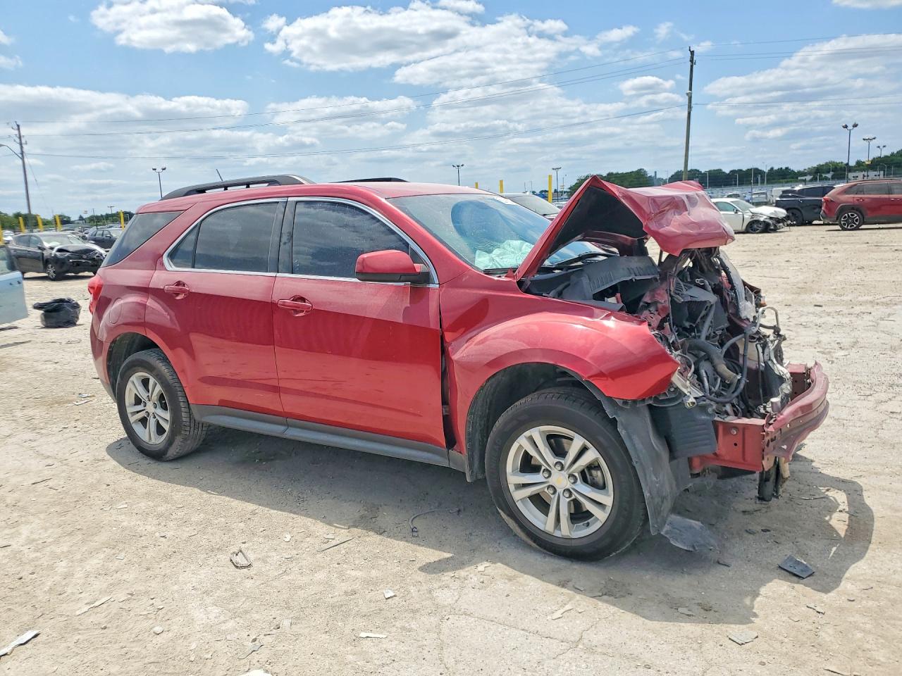 2014 Chevrolet Equinox Lt Red vin: 2GNALBEK4E6253040