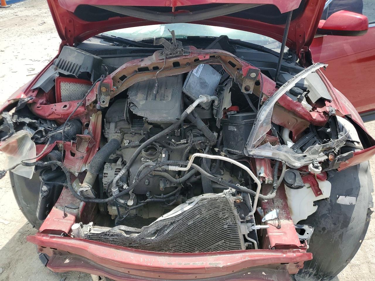 2014 Chevrolet Equinox Lt Red vin: 2GNALBEK4E6253040