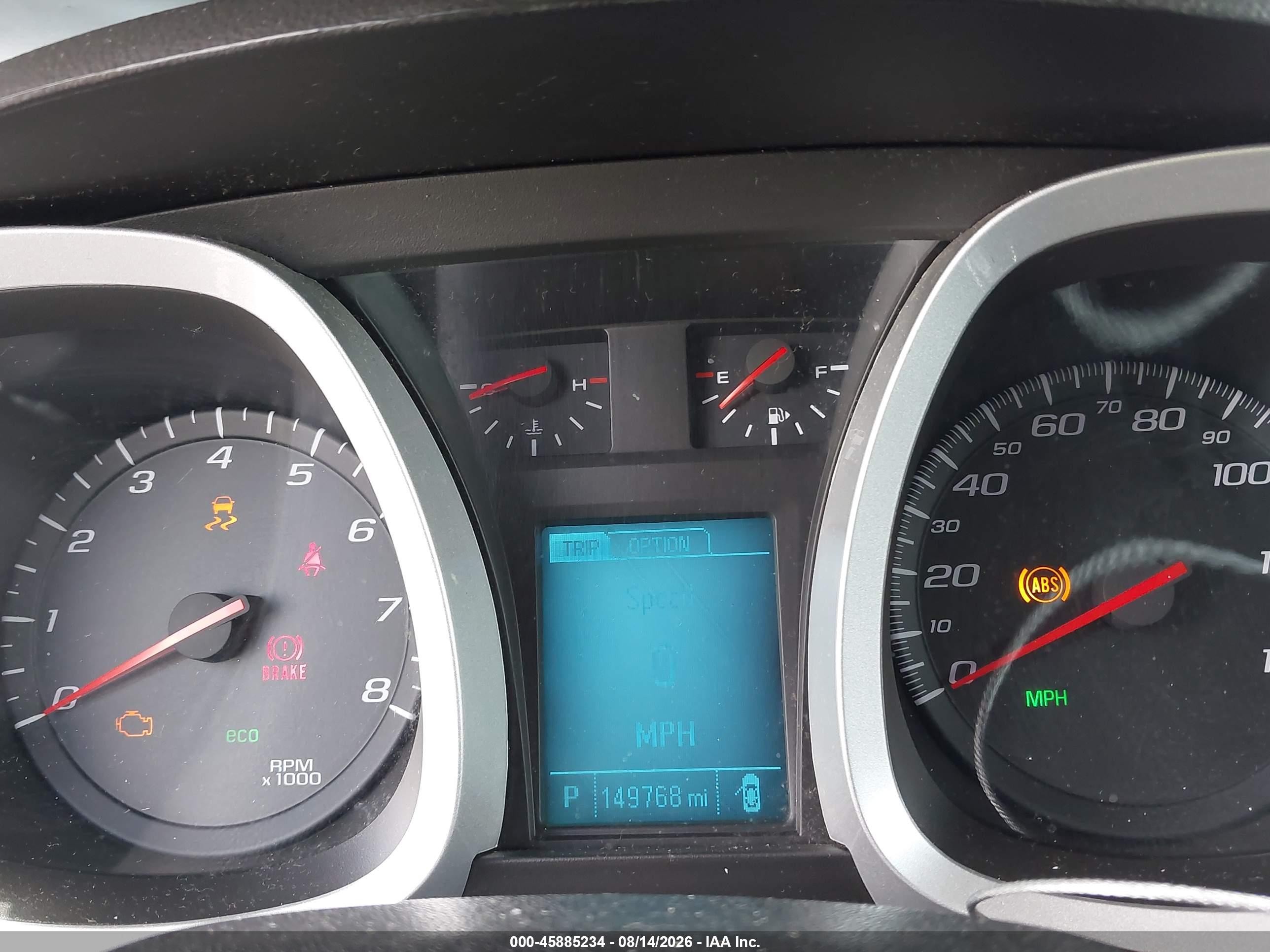 2014 Chevrolet Equinox Lt Light Blue vin: 2GNALBEK4E6300695