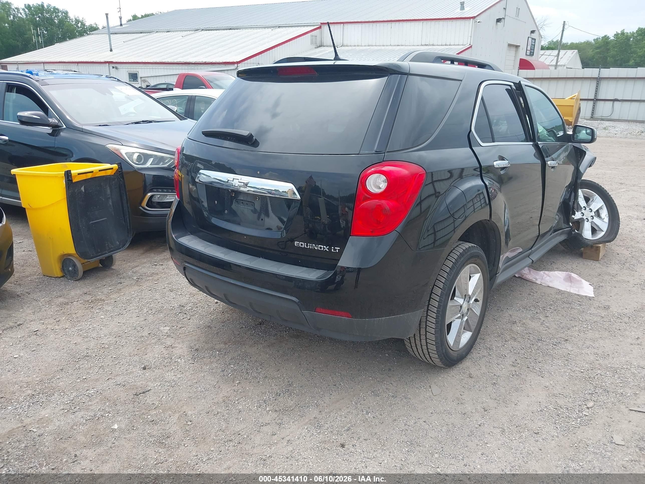 2014 Chevrolet Equinox Lt Black vin: 2GNALBEK4E6314340