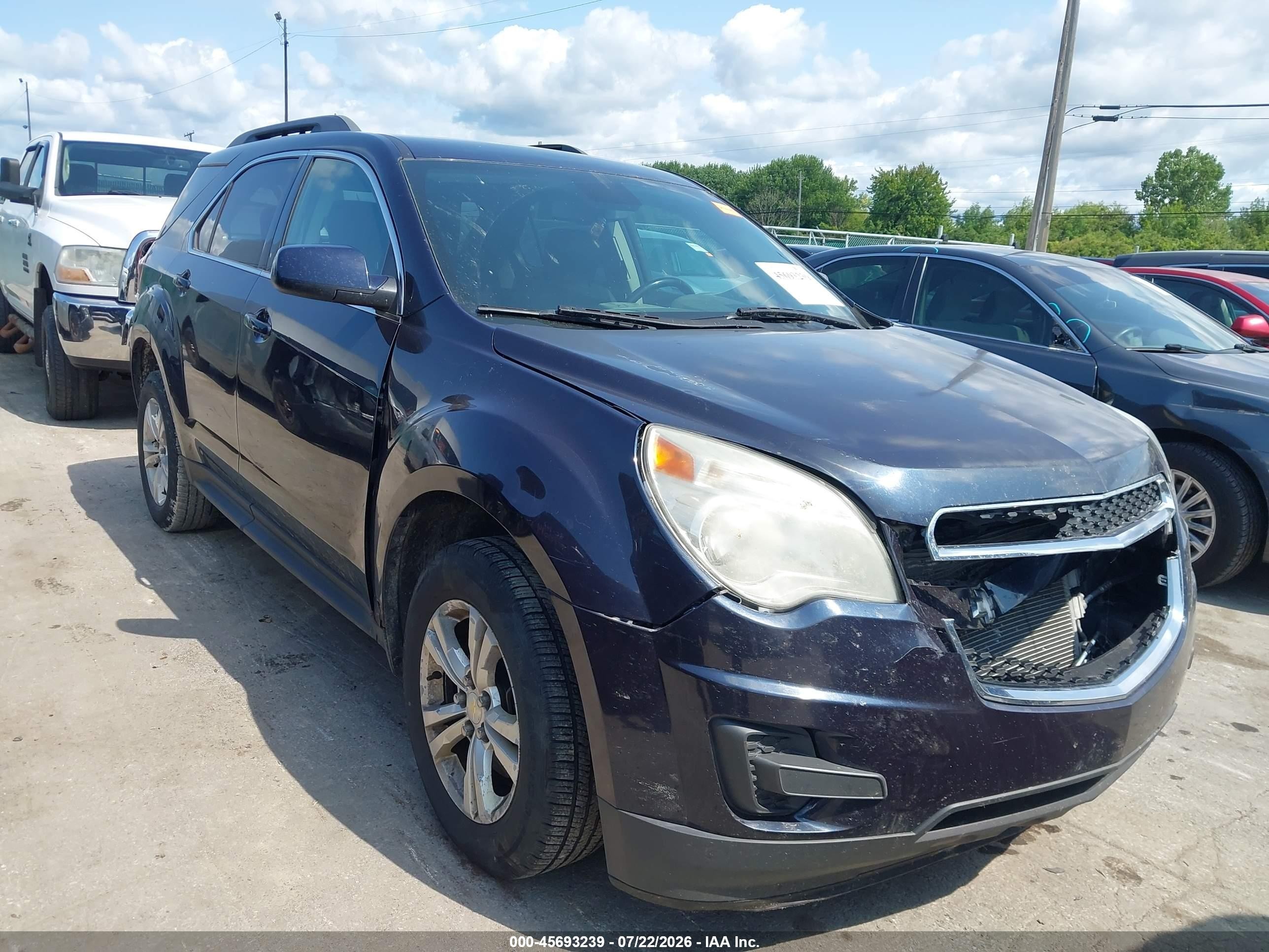 2015 Chevrolet Equinox Lt Blue vin: 2GNALBEK4F1134158