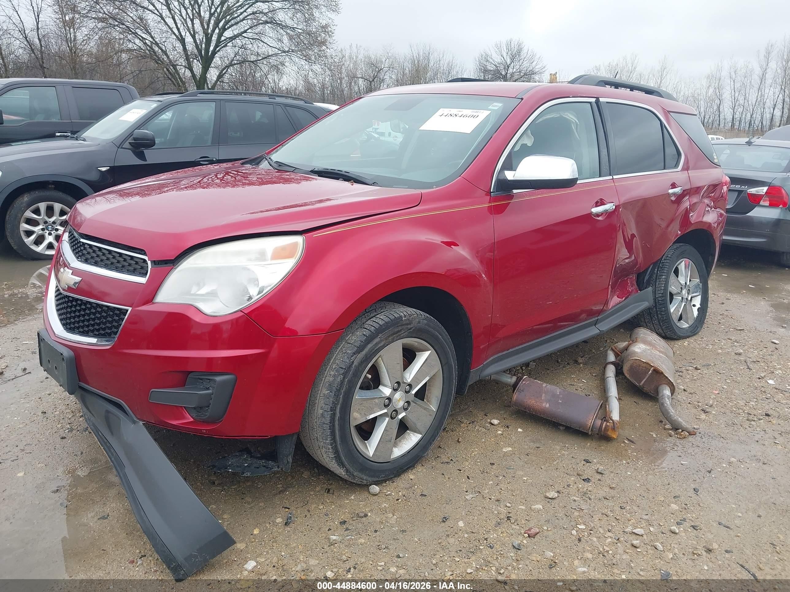 2015 Chevrolet Equinox 1lt Red vin: 2GNALBEK4F1149176