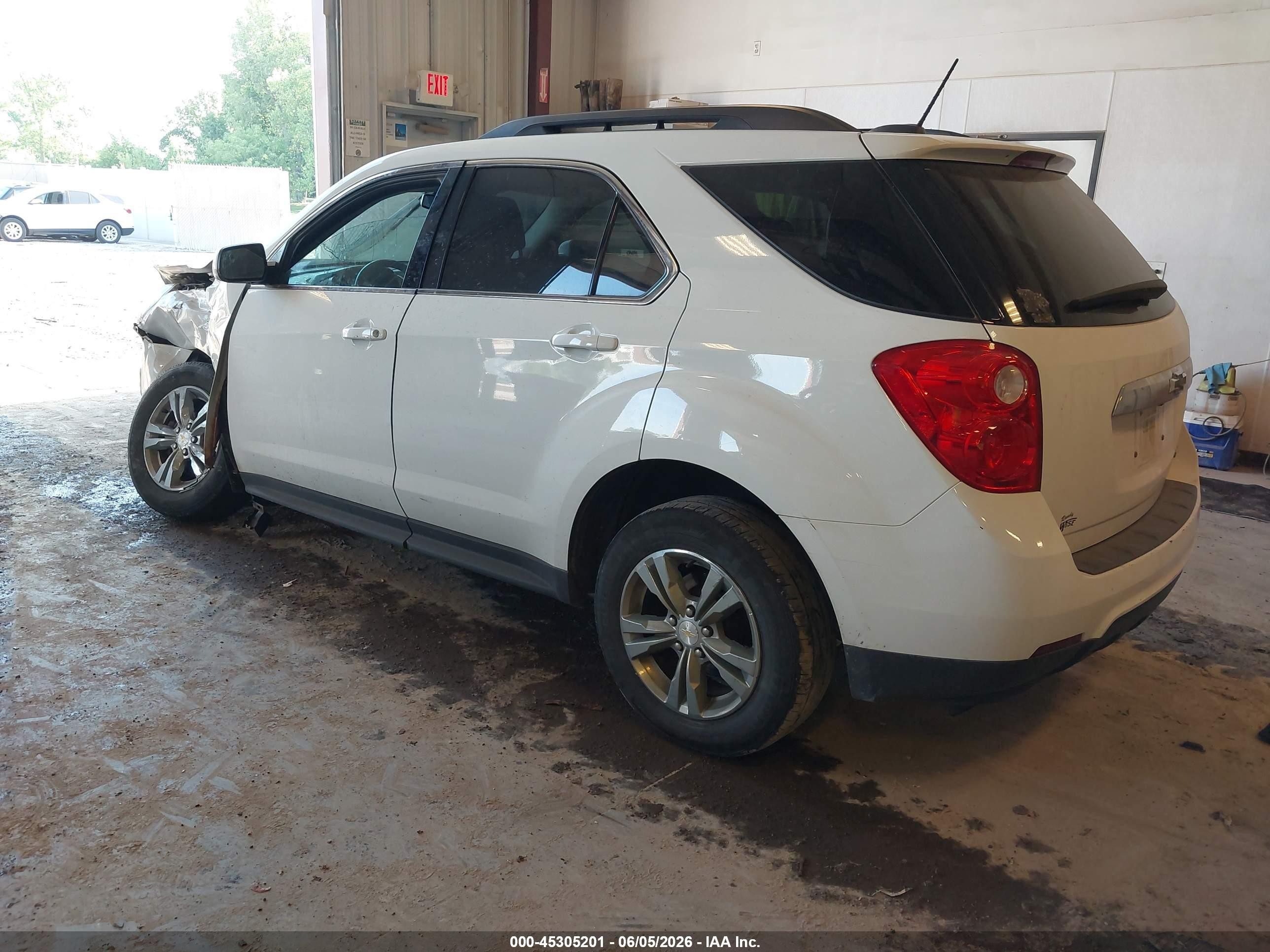 2015 Chevrolet Equinox 1lt White vin: 2GNALBEK4F1153373