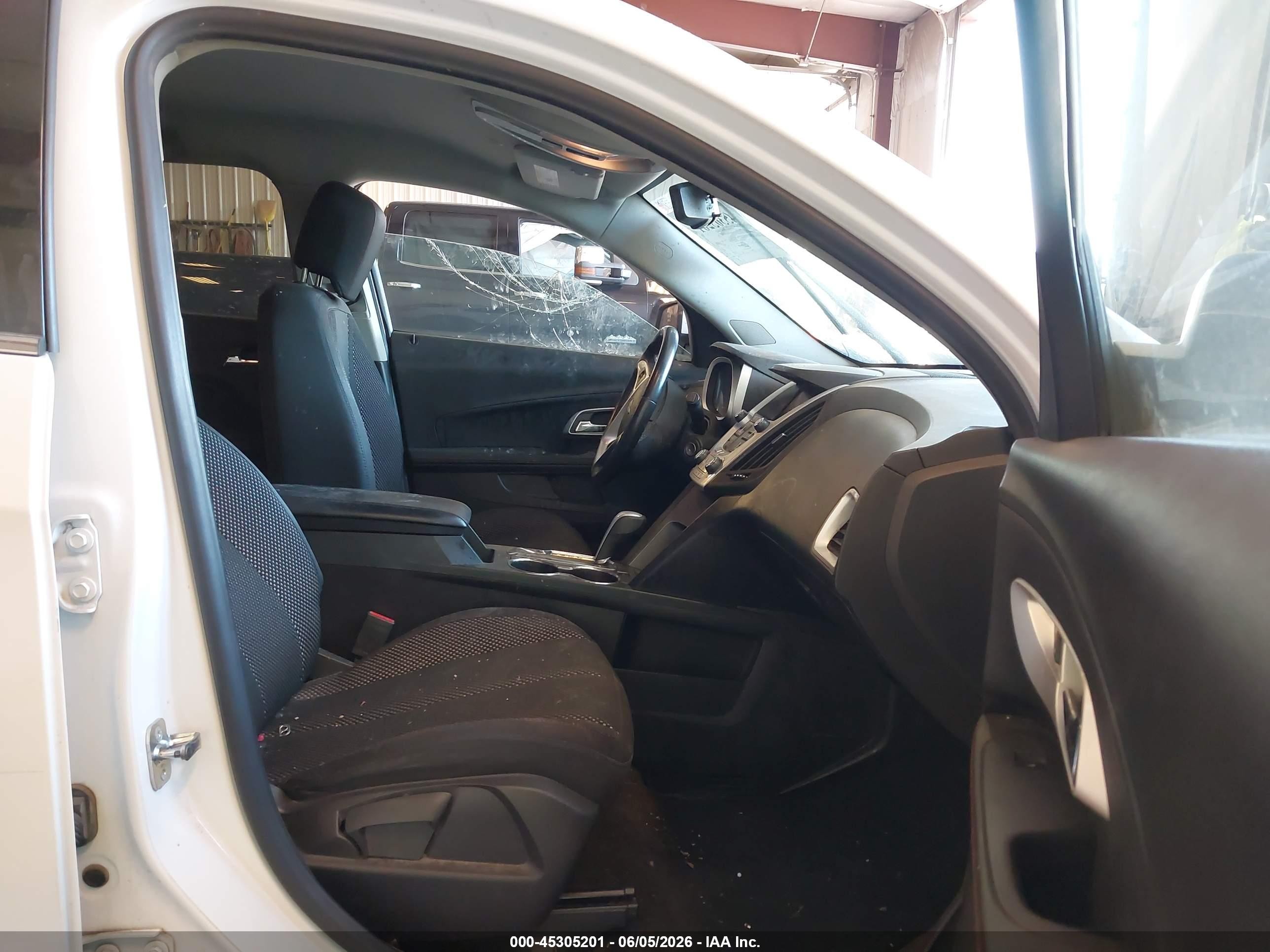 2015 Chevrolet Equinox 1lt White vin: 2GNALBEK4F1153373