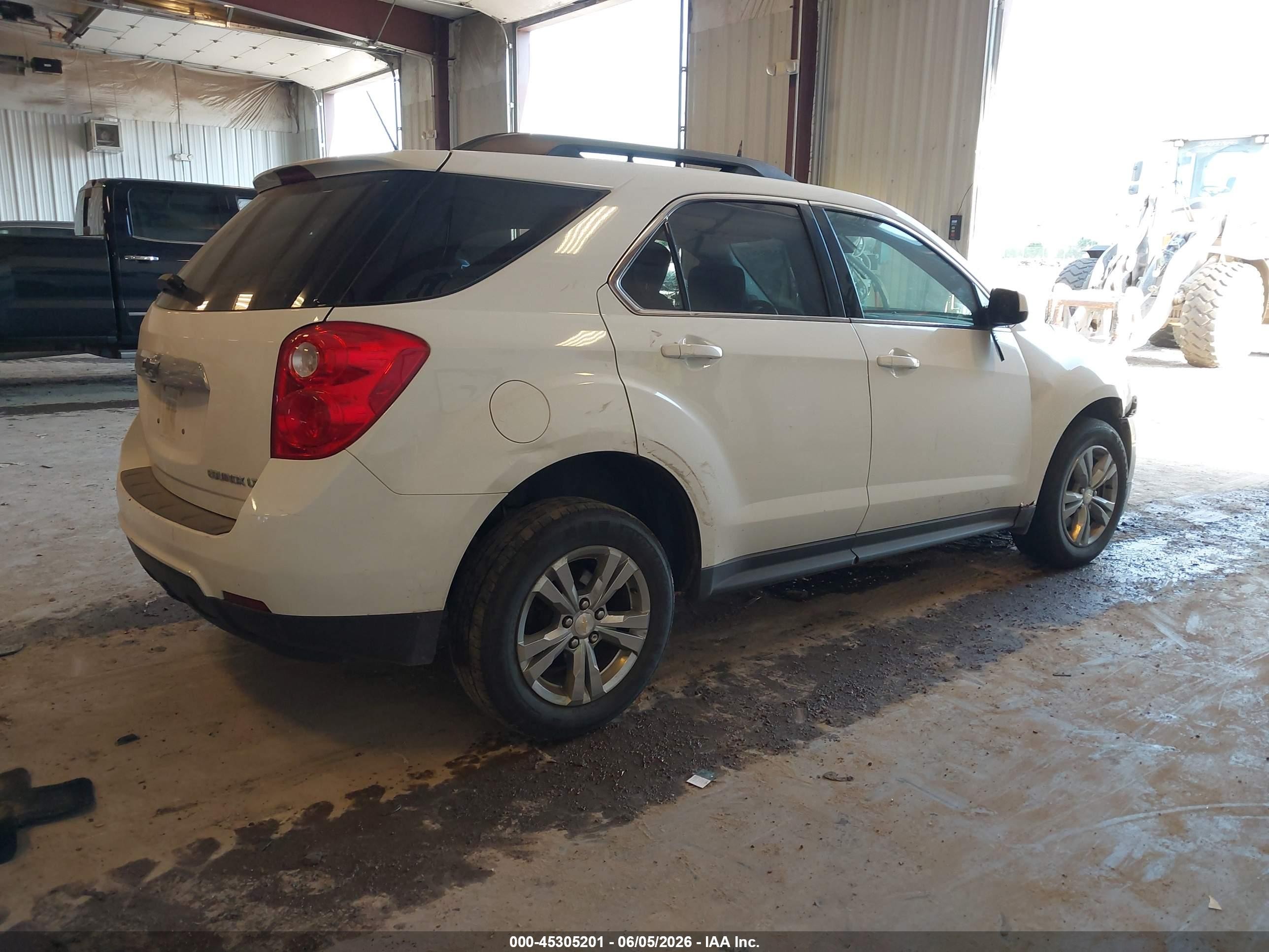 2015 Chevrolet Equinox 1lt White vin: 2GNALBEK4F1153373