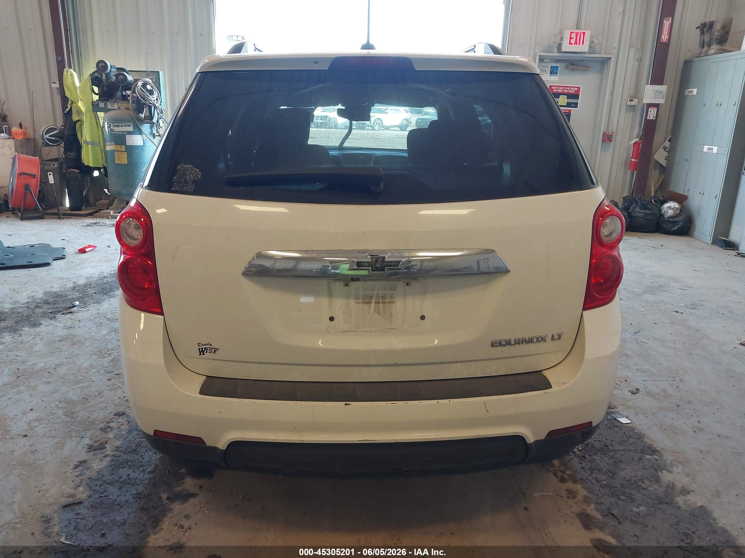 2015 Chevrolet Equinox 1lt White vin: 2GNALBEK4F1153373