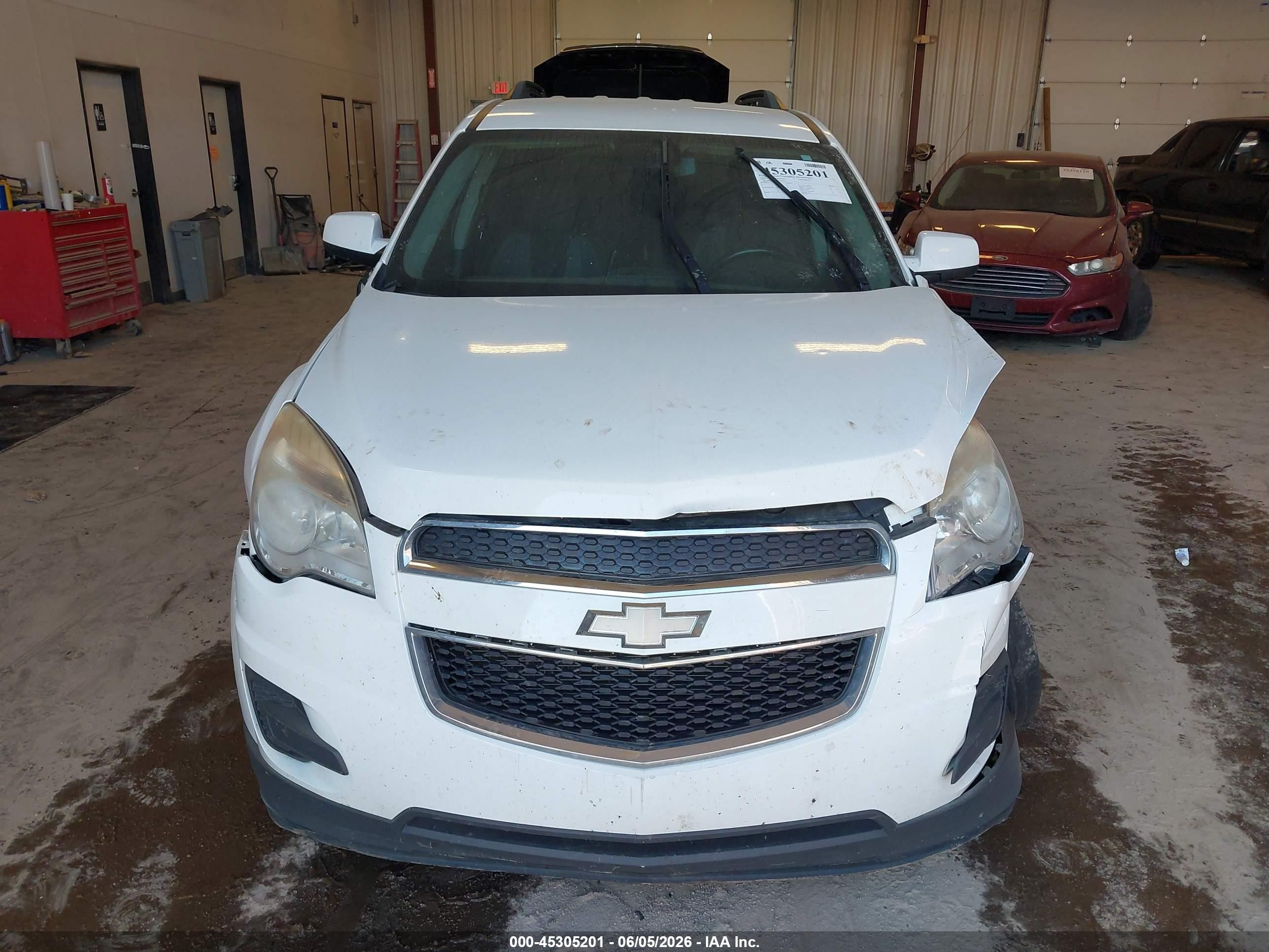 2015 Chevrolet Equinox 1lt White vin: 2GNALBEK4F1153373