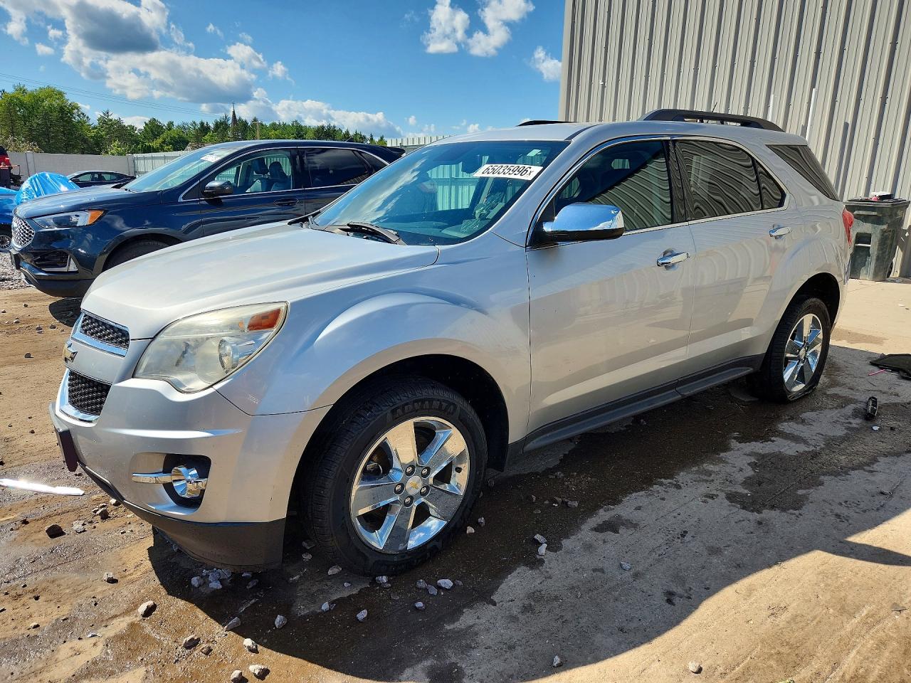 2015 Chevrolet Equinox Lt Silver vin: 2GNALBEK4F1175924