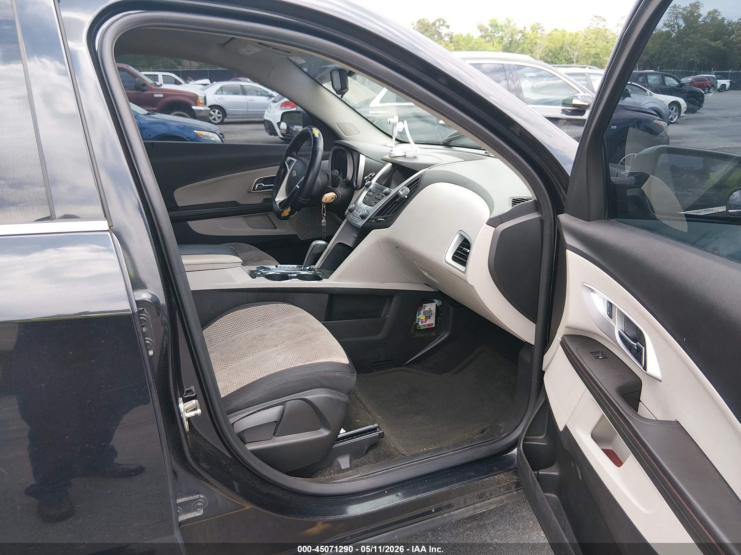 2015 Chevrolet Equinox 1lt Black vin: 2GNALBEK4F6102071