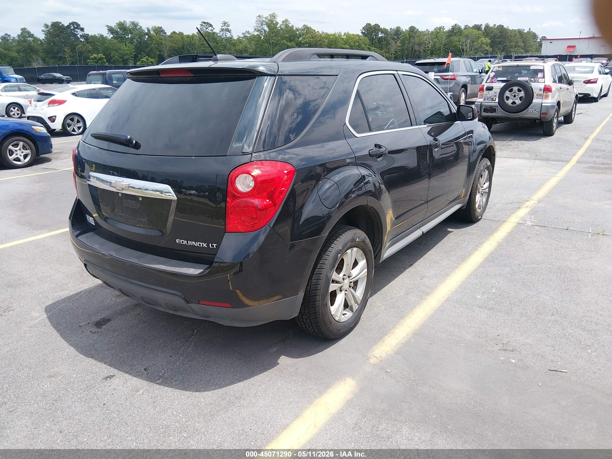 2015 Chevrolet Equinox 1lt Black vin: 2GNALBEK4F6102071