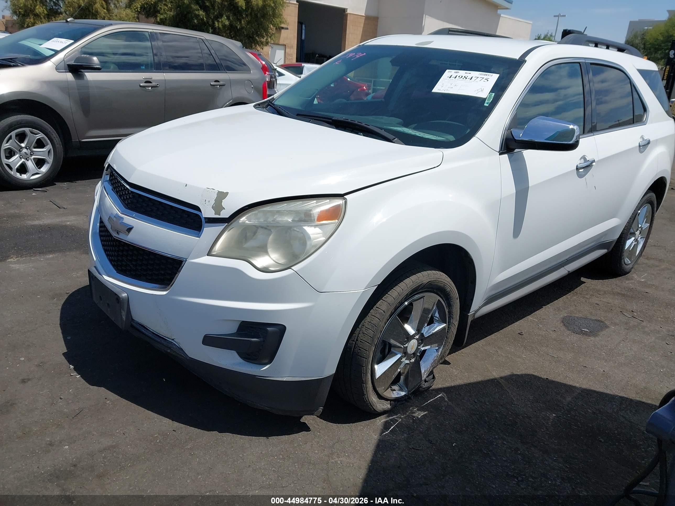 2015 Chevrolet Equinox 1lt Белый vin: 2GNALBEK4F6223974