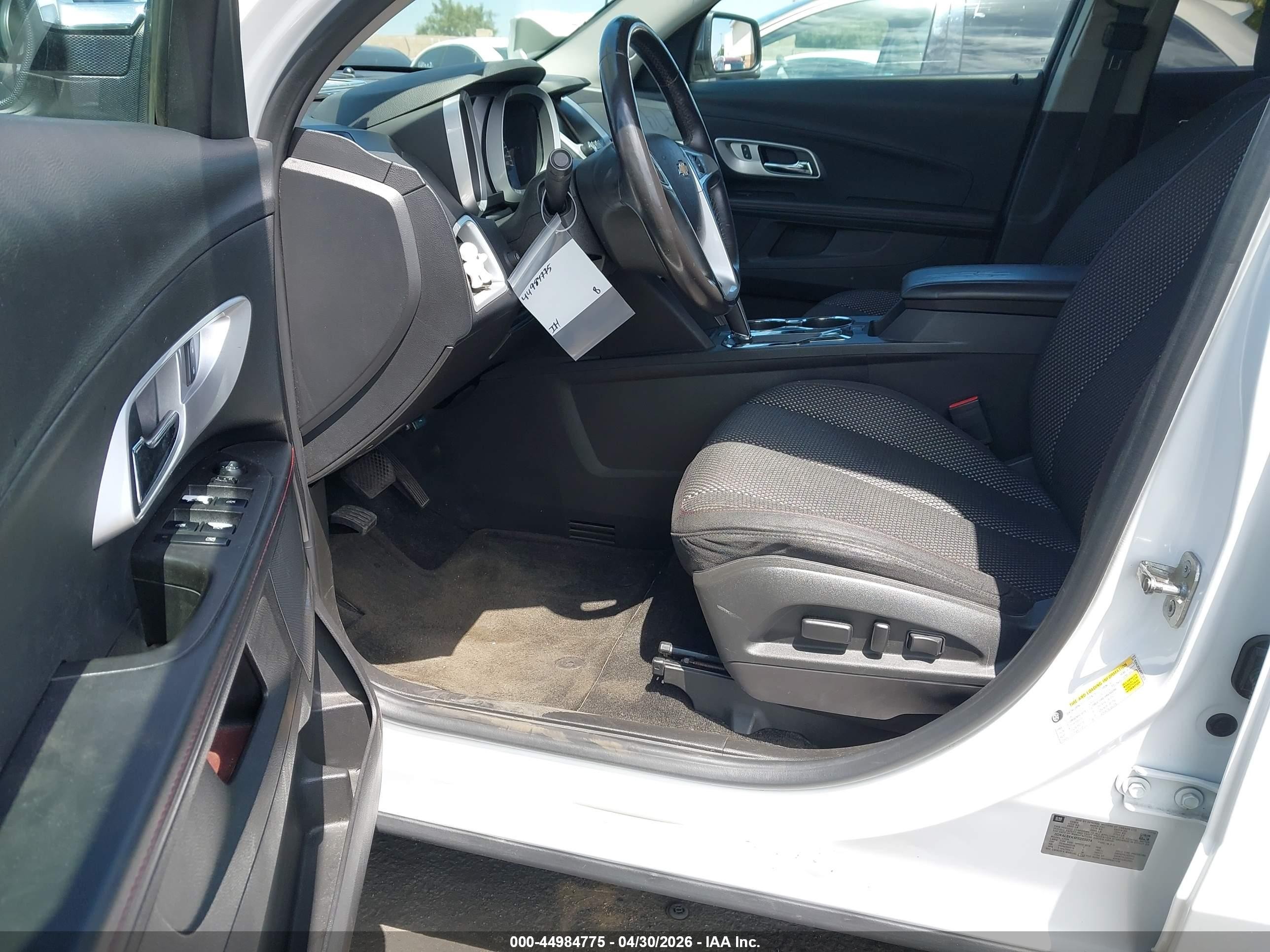 2015 Chevrolet Equinox 1lt Белый vin: 2GNALBEK4F6223974